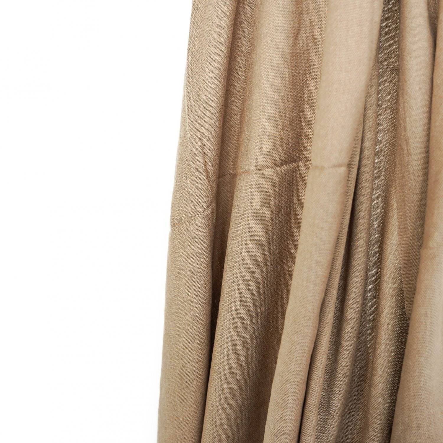 Pashmina Schal 165x70 cm elegantes Modeaccesiore Halstuch Kopfbedeckung Weich und Luftig Beige
