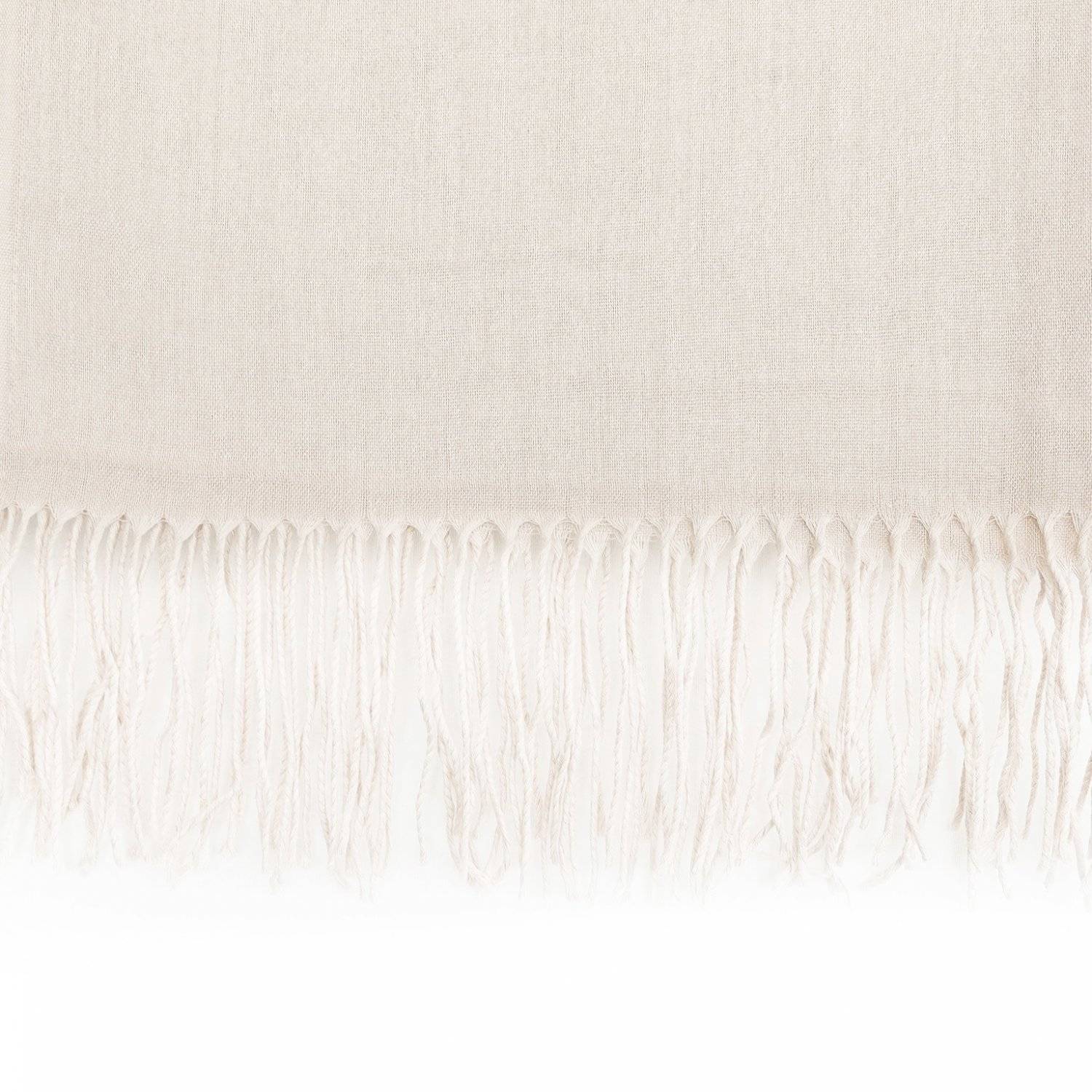 Pashmina Schal 165x70 cm elegantes Modeaccesiore Halstuch Kopfbedeckung Weich und Luftig Puderrosa