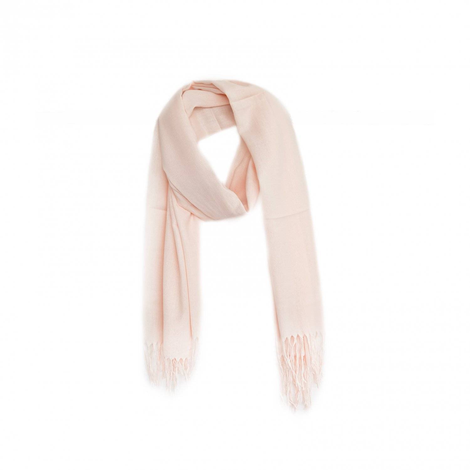 Pashmina Schal 165x70 cm elegantes Modeaccesiore Halstuch Kopfbedeckung Weich und Luftig Orchidee