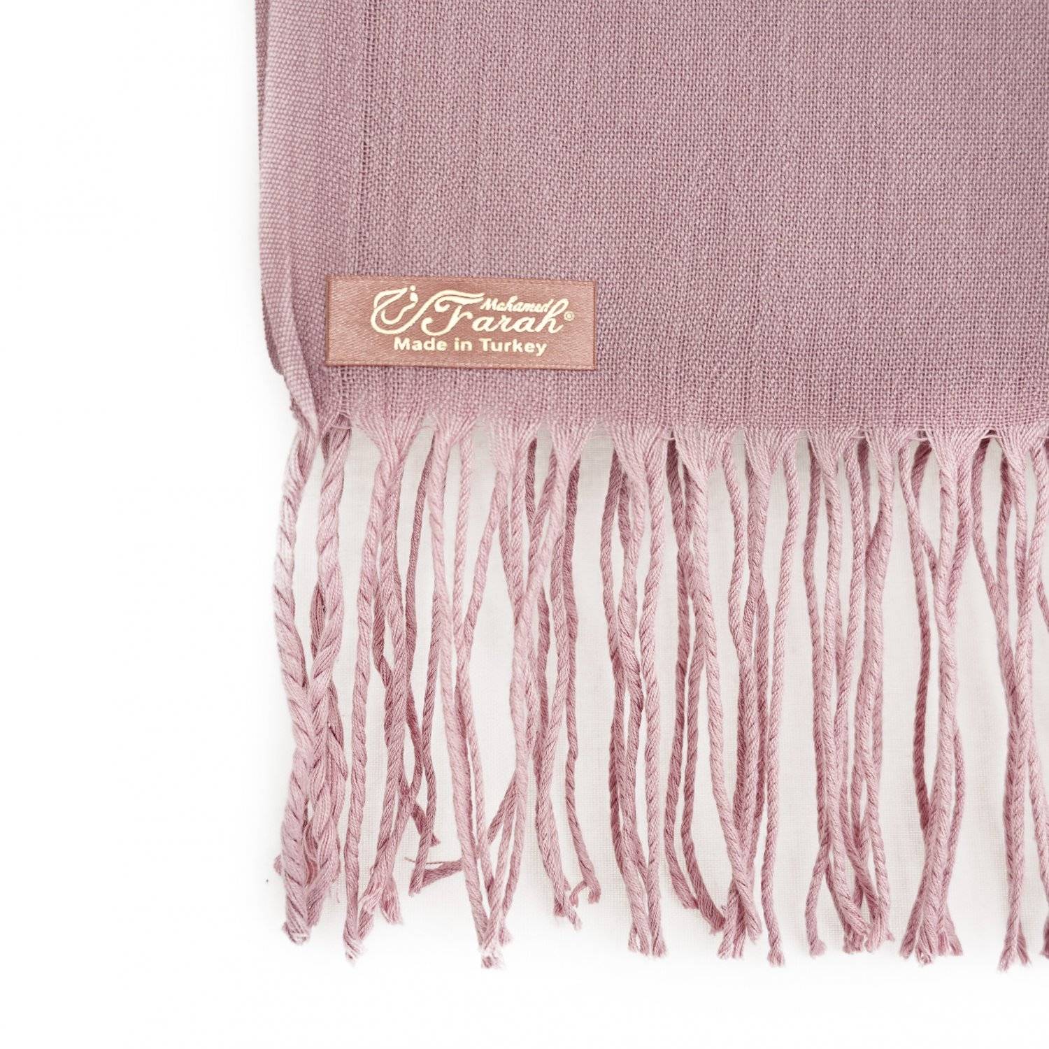 Pashmina Schal 165x70 cm elegantes Modeaccesiore Halstuch Kopfbedeckung Weich und Luftig Blütenrosa