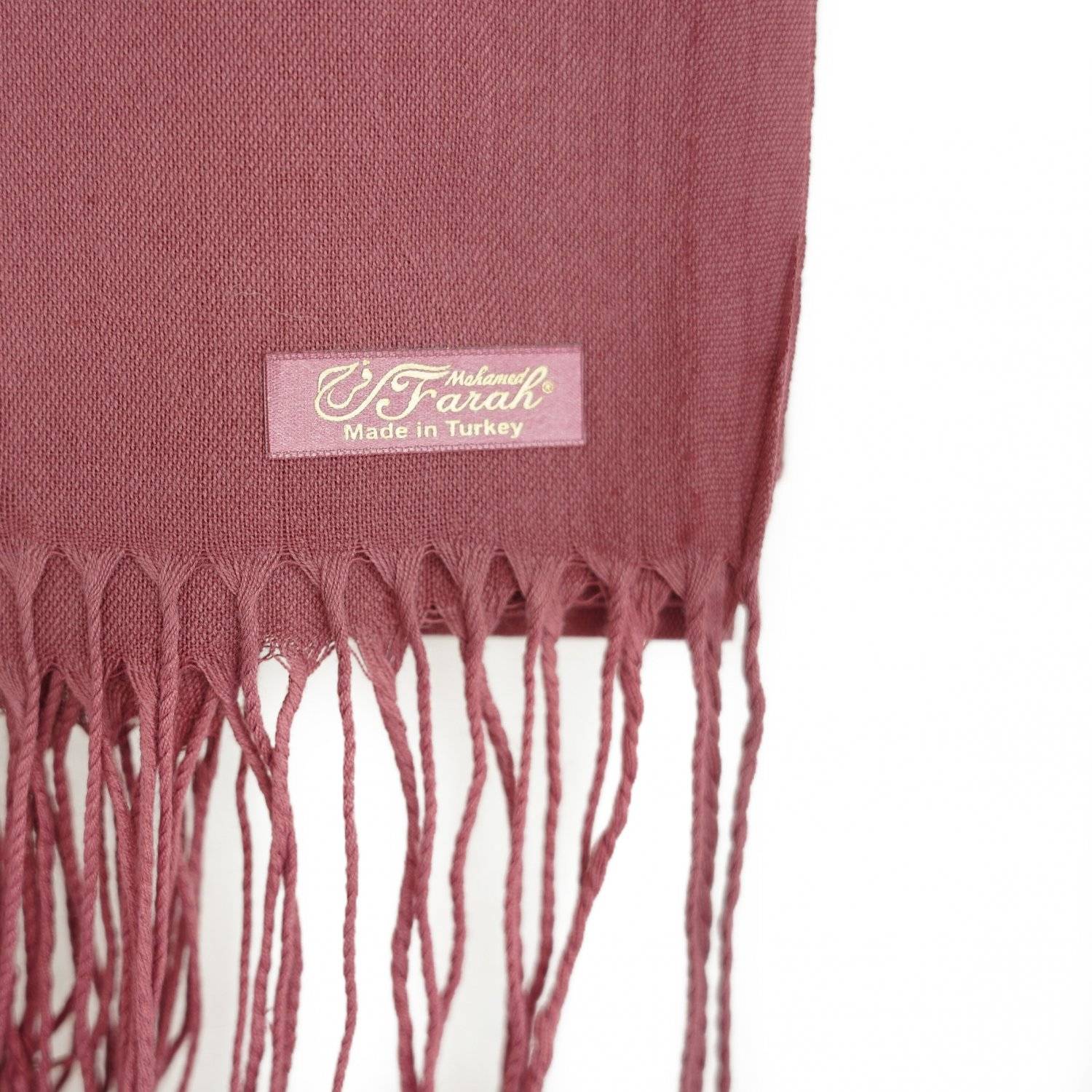 Pashmina Schal 165x70 cm elegantes Modeaccesiore Halstuch Kopfbedeckung Weich und Luftig Pink