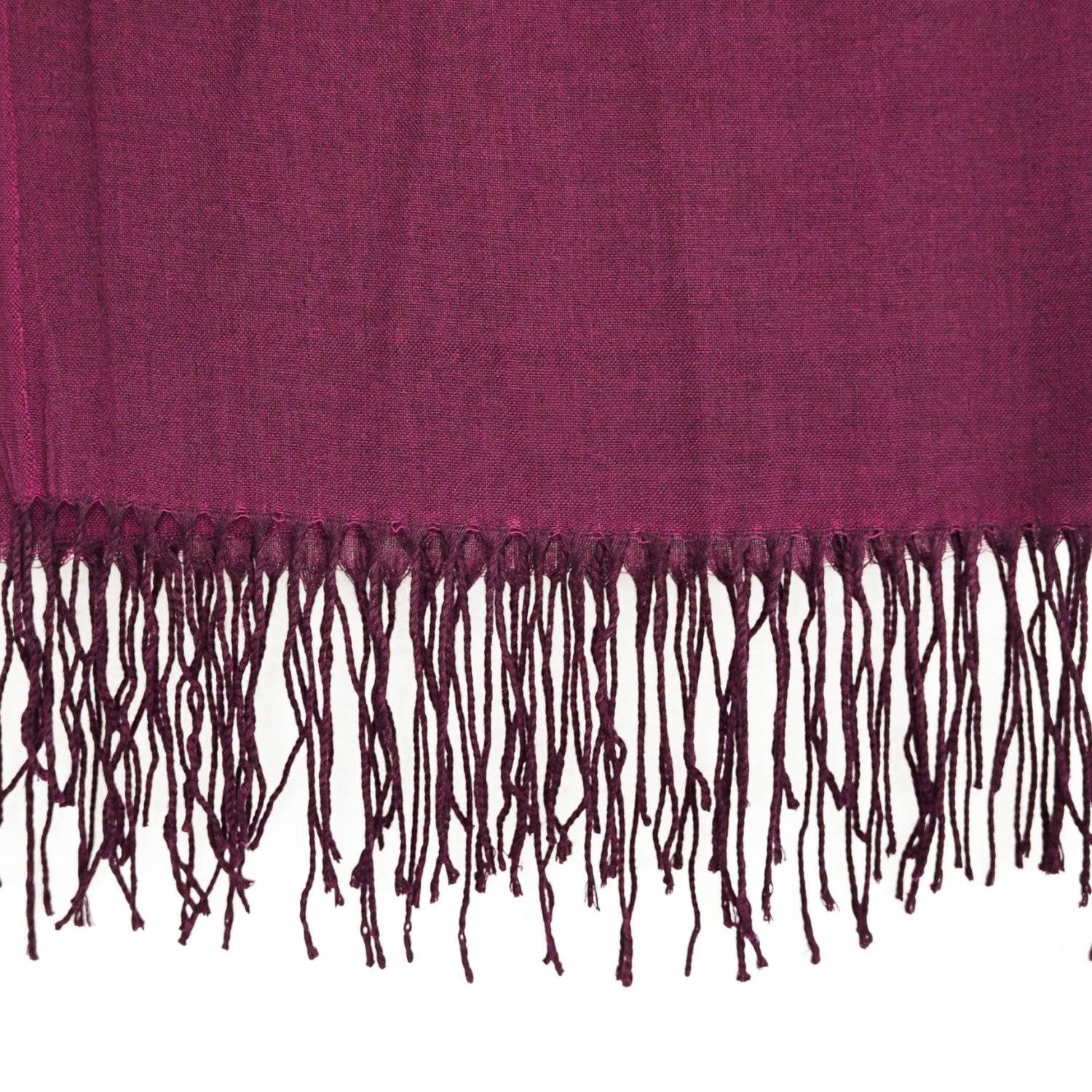 Pashmina Schal 165x70 cm elegantes Modeaccesiore Halstuch Kopfbedeckung Weich und Luftig Lila