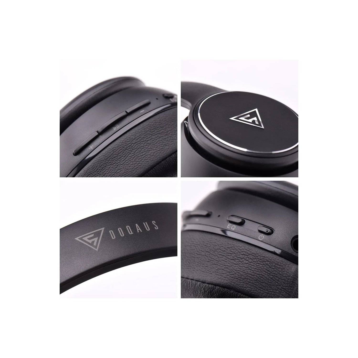 Over-Ear-Kopfhörer DOQAUS DESIGN 3 Kopfhörer schwarz Wireless ca. 65 Stunden Laufzeit