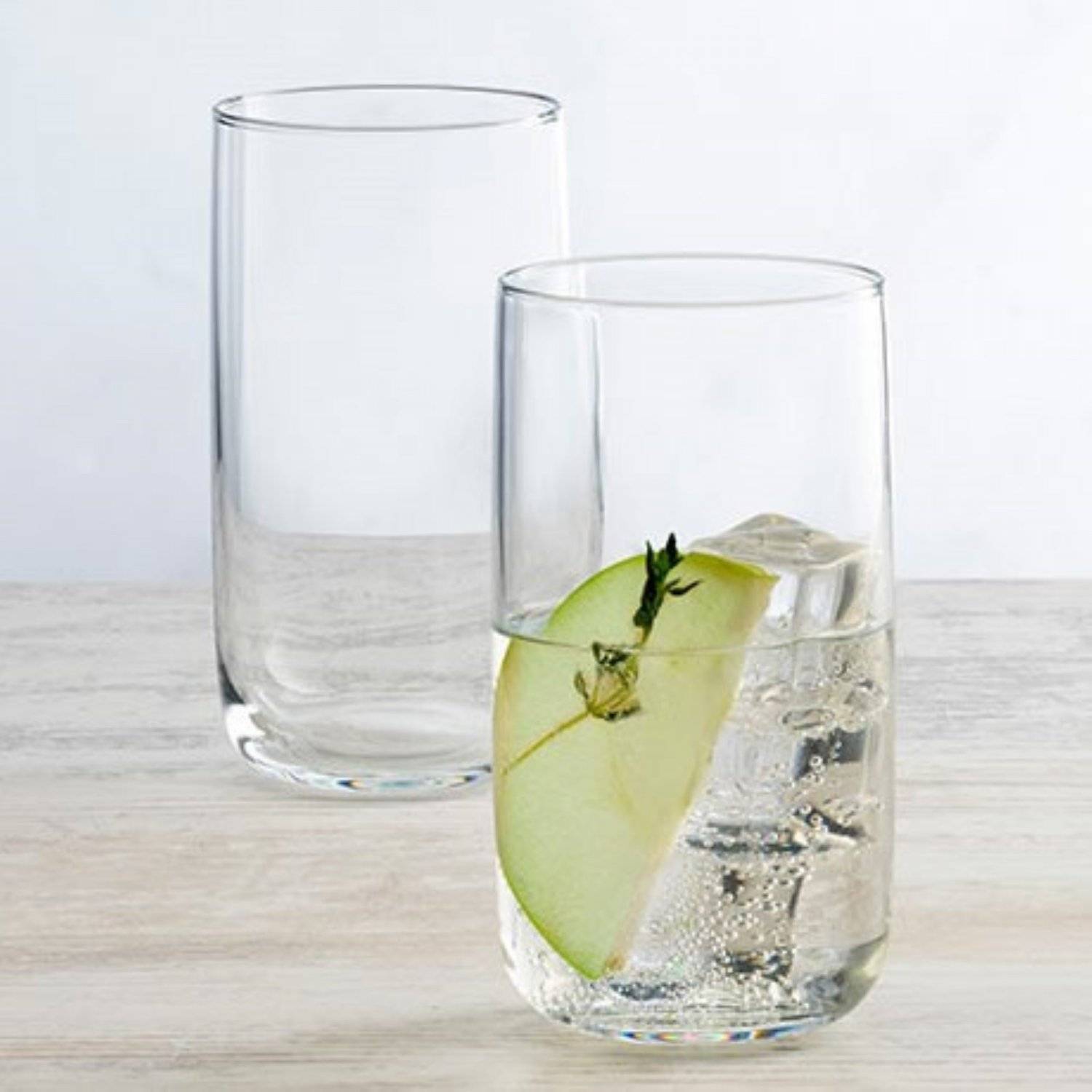 Pasabahce Iconic 3 Teiliges Gläser-Set Wassergläser Longdrinkgläser Transparent 365 ml
