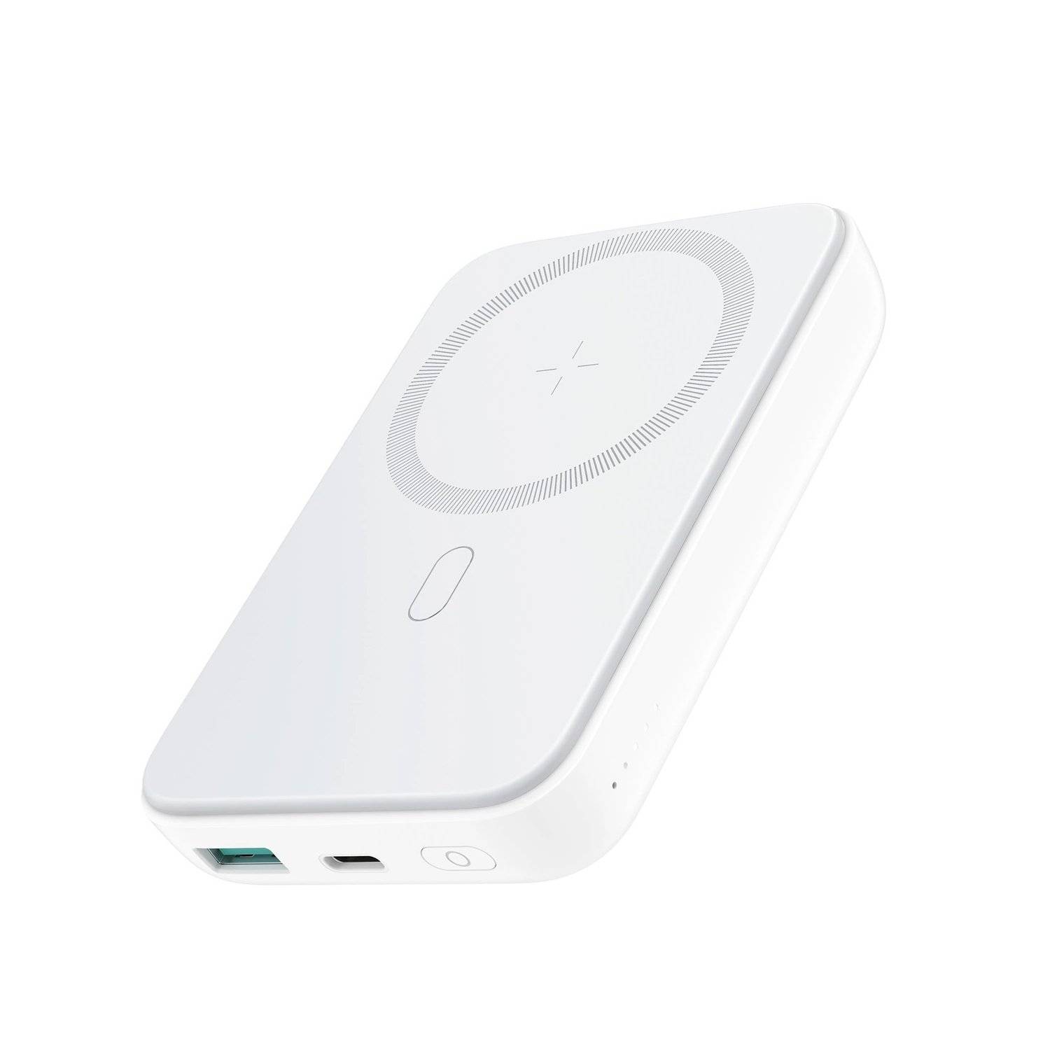 Powerbank Joyroom JR-W020 20W 10000mAh MagSafe Powerbank + USB-A - USB-C Kabel 0,25m Weiß