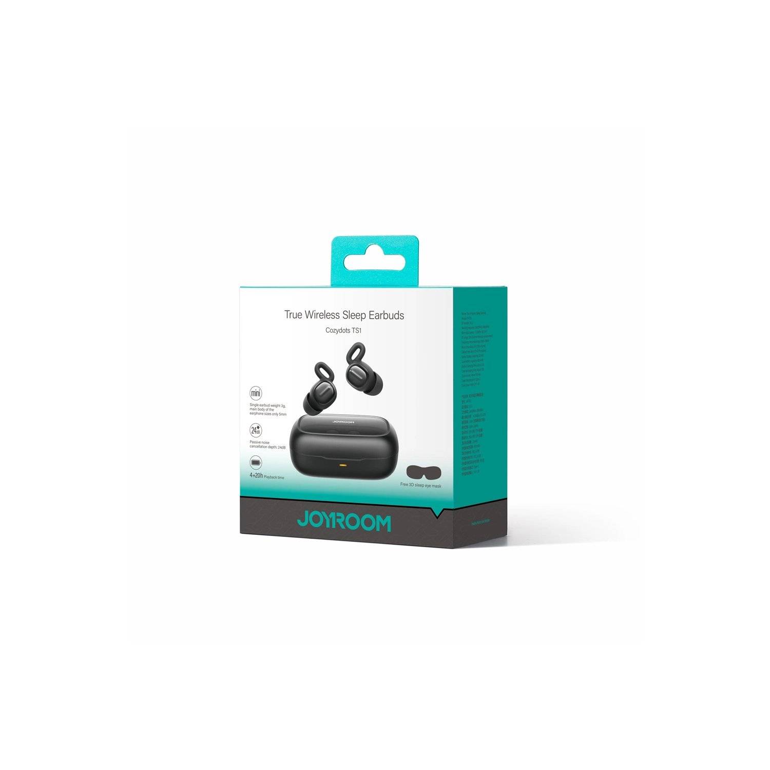 In-Ear-Kopfhörer Joyroom JR-TS1 TWS-Kopfhörer der Cozydots-Serie mit Bluetooth 5.3 und Geräuschunterdrückung Schwarz