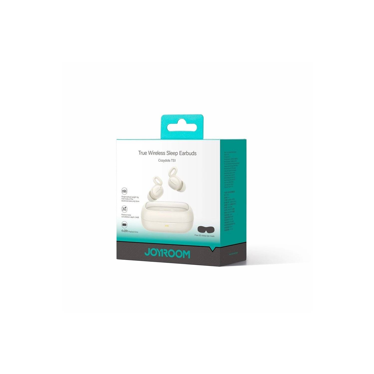 In-Ear-Kopfhörer Joyroom JR-TS1 TWS-Kopfhörer der Cozydots-Serie mit Bluetooth 5.3 und Geräuschunterdrückung Weiß