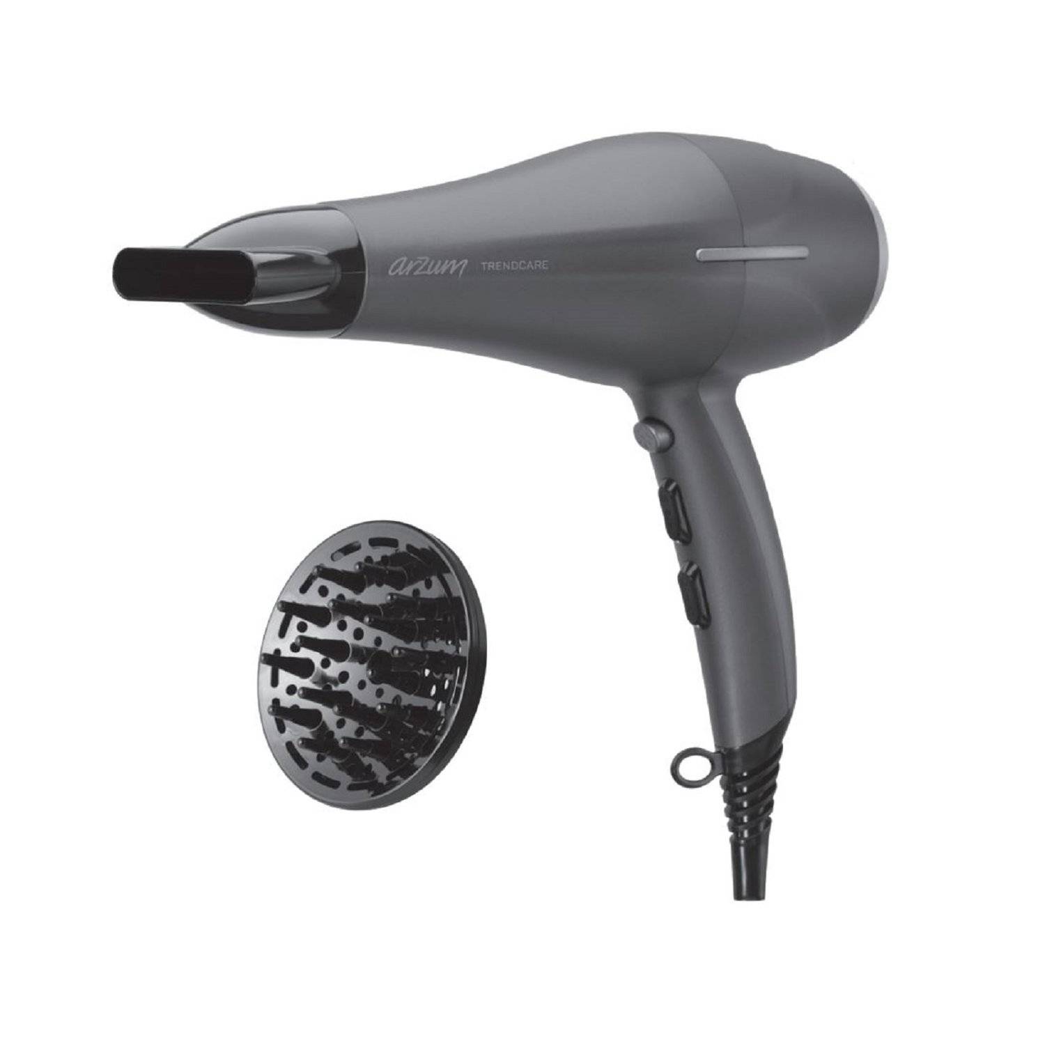 Arzum Trendcare: Leistungsstarker 2300W Haartrockner für professionelles Styling in Schwarz