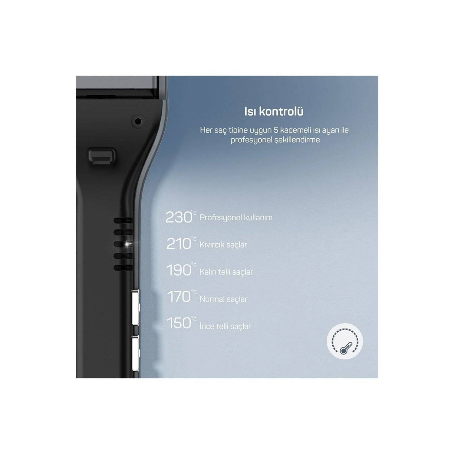 Arzum AR5078 Glätteisen Haarglätter für effizientes Styling stilvoll in Schwarz