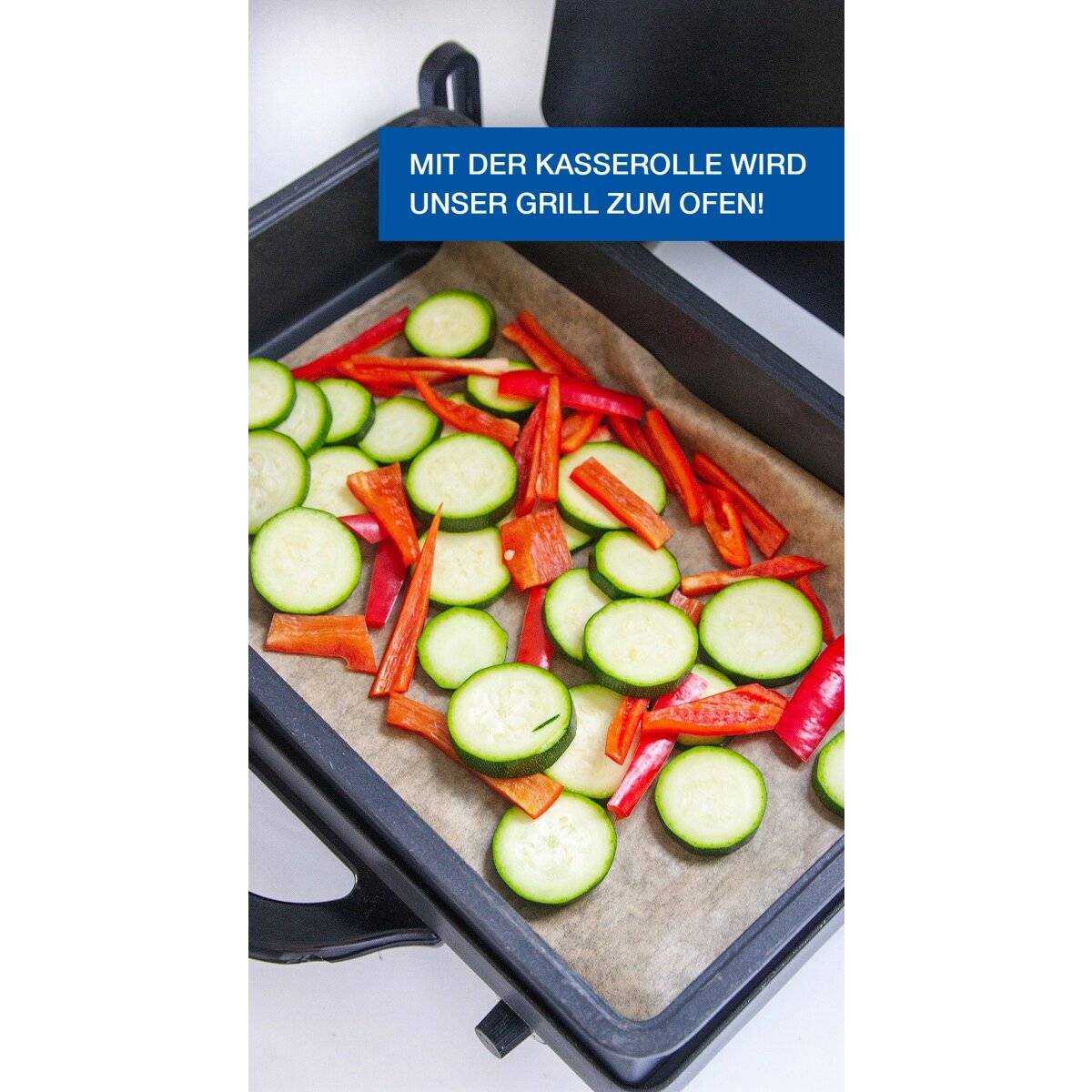 Mulex Kasserolle einsatz für den Kontaktgrill: Perfekt für leckere Gerichte