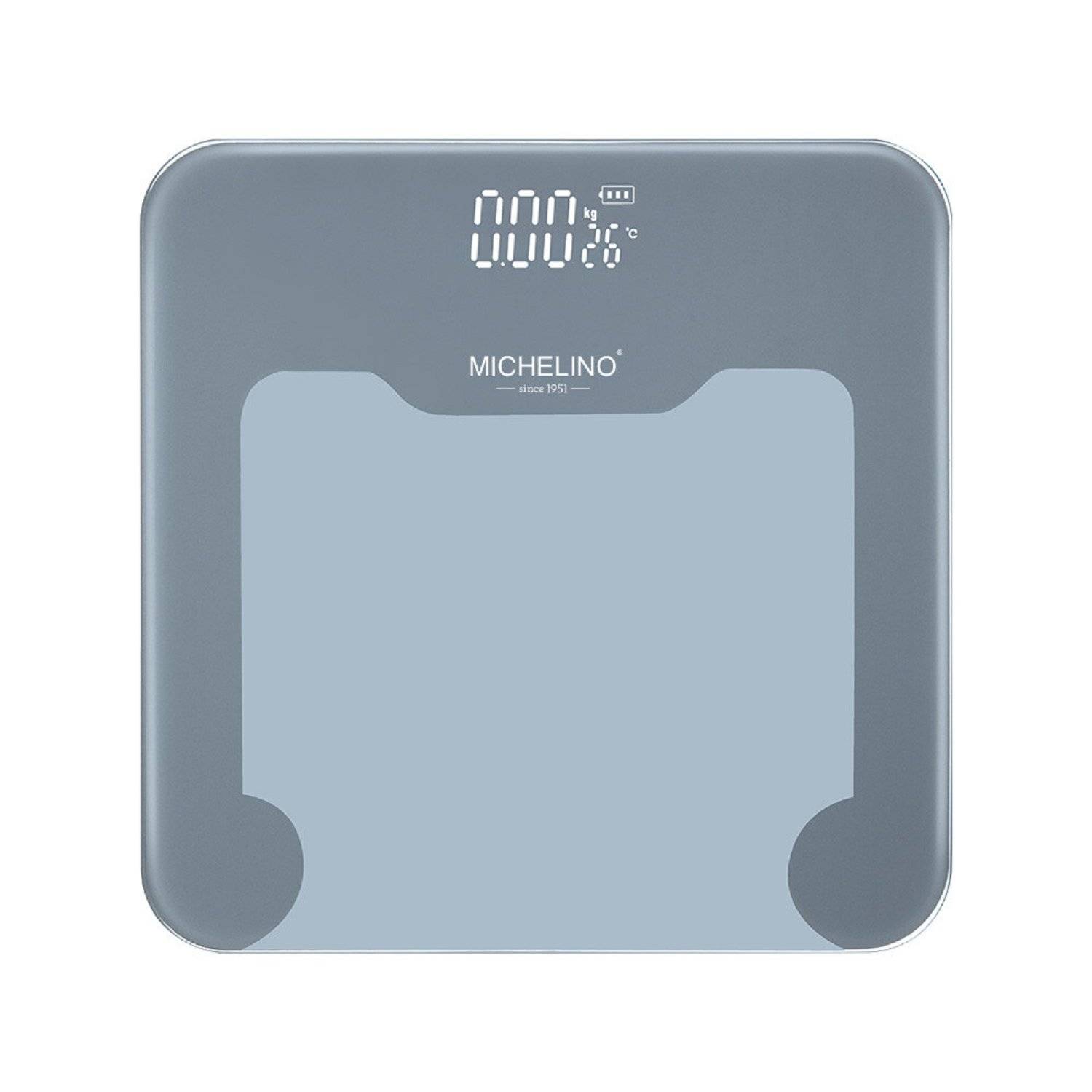 Michelino Personenwaage Waage für Körpergewicht aus der Serie Alythia Blau