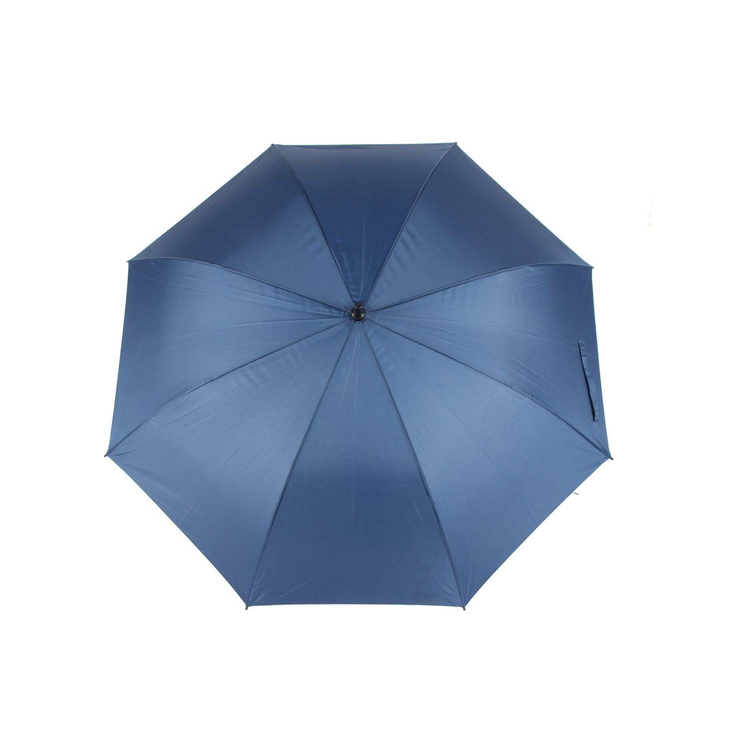 Winddichte Golfschirme 130 cm Fiberglasstockschirm mit Gummi-Handgriff Blau