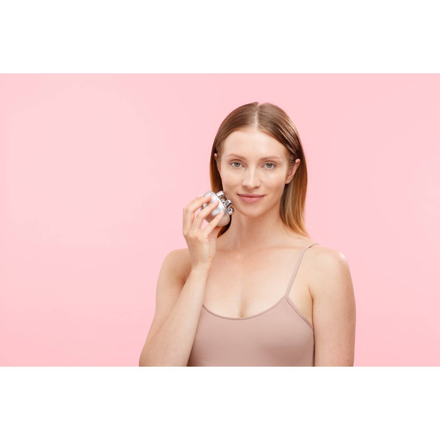 Hautstraffung Gesichtsmassagegerät Garett Beauty Pretty Face silber