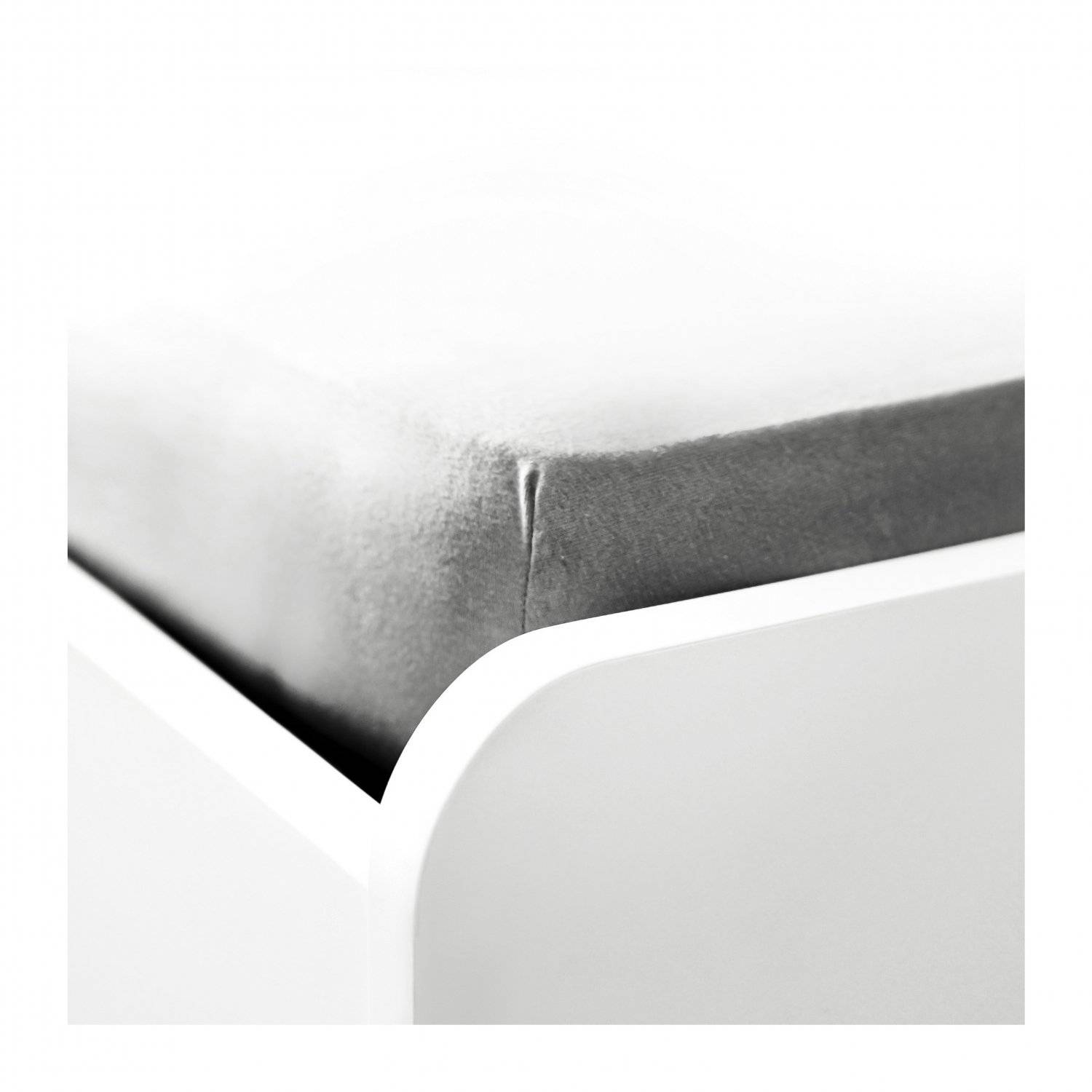 Jersey Spannbettlaken 100% Baumwolle 120-130x200 cm + 25 cm Rundumgummizug Lila