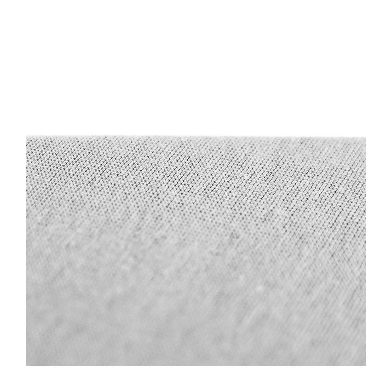 Jersey Spannbettlaken 100% Baumwolle 200-200x220 cm + 40 cm Rundumgummizug Grau