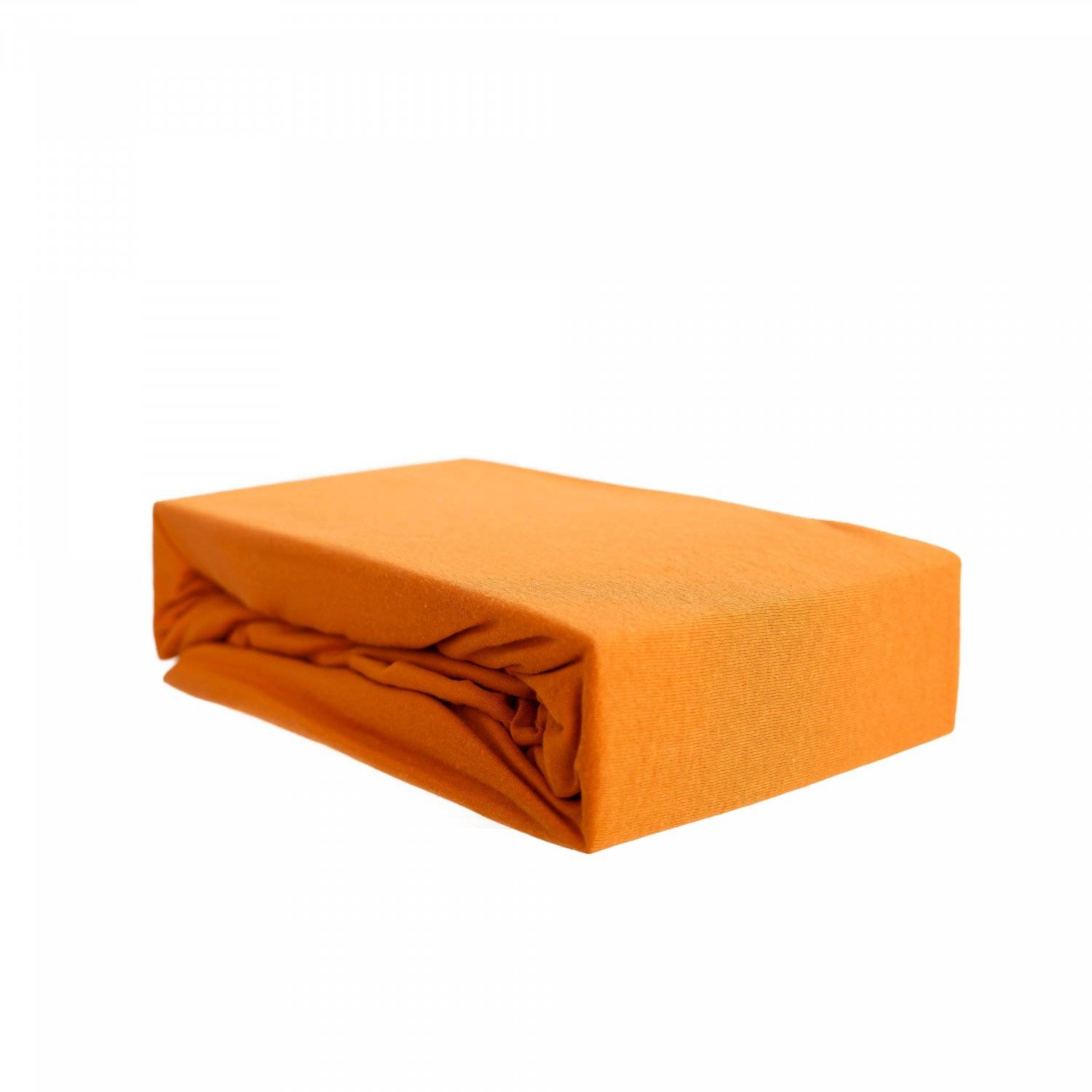 Jersey Spannbettlaken 100% Baumwolle 120-130x200 cm + 25 cm Rundumgummizug Orange