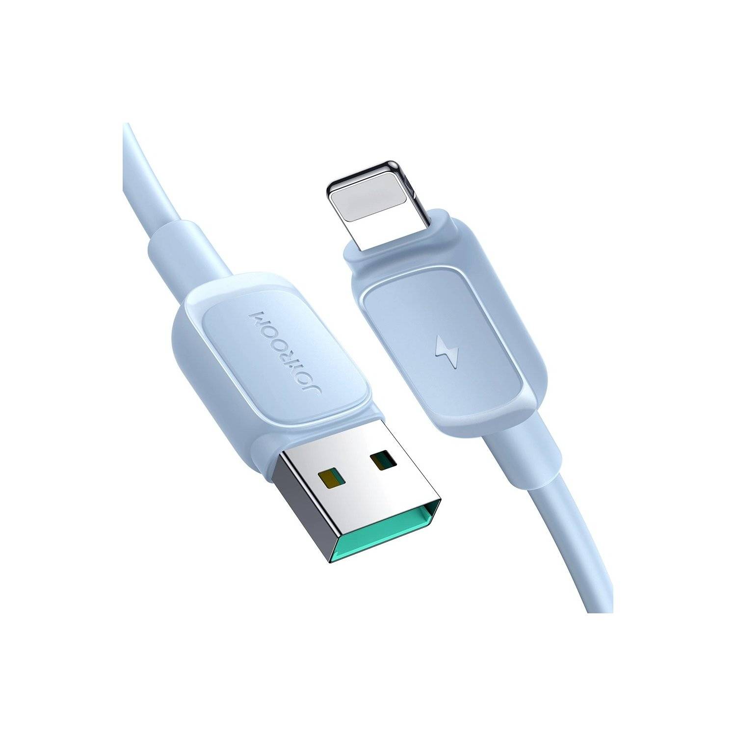 Datenkabel 1,2 m Joyroom USB-Kabel - USB TPE Ladekabel Blau - Spannung bis zu 3 A kompatibel mit iPhone
