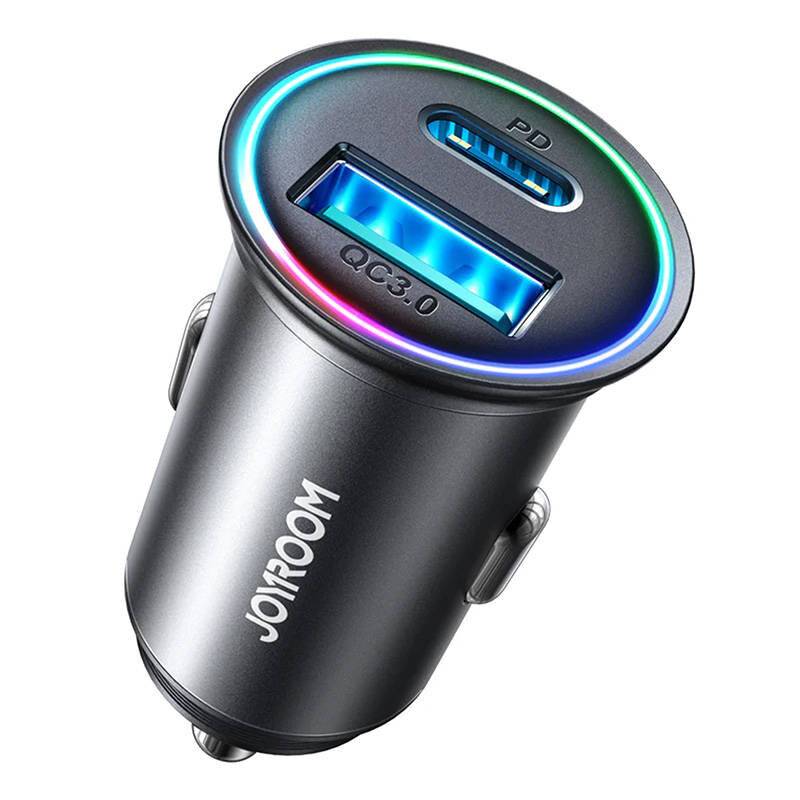 Joyroom JR-CCN04 Kfz-Ladegerät, USB-C (PD 30W) & USB-A (QC 3.0 30W), 60W Gesamtleistung