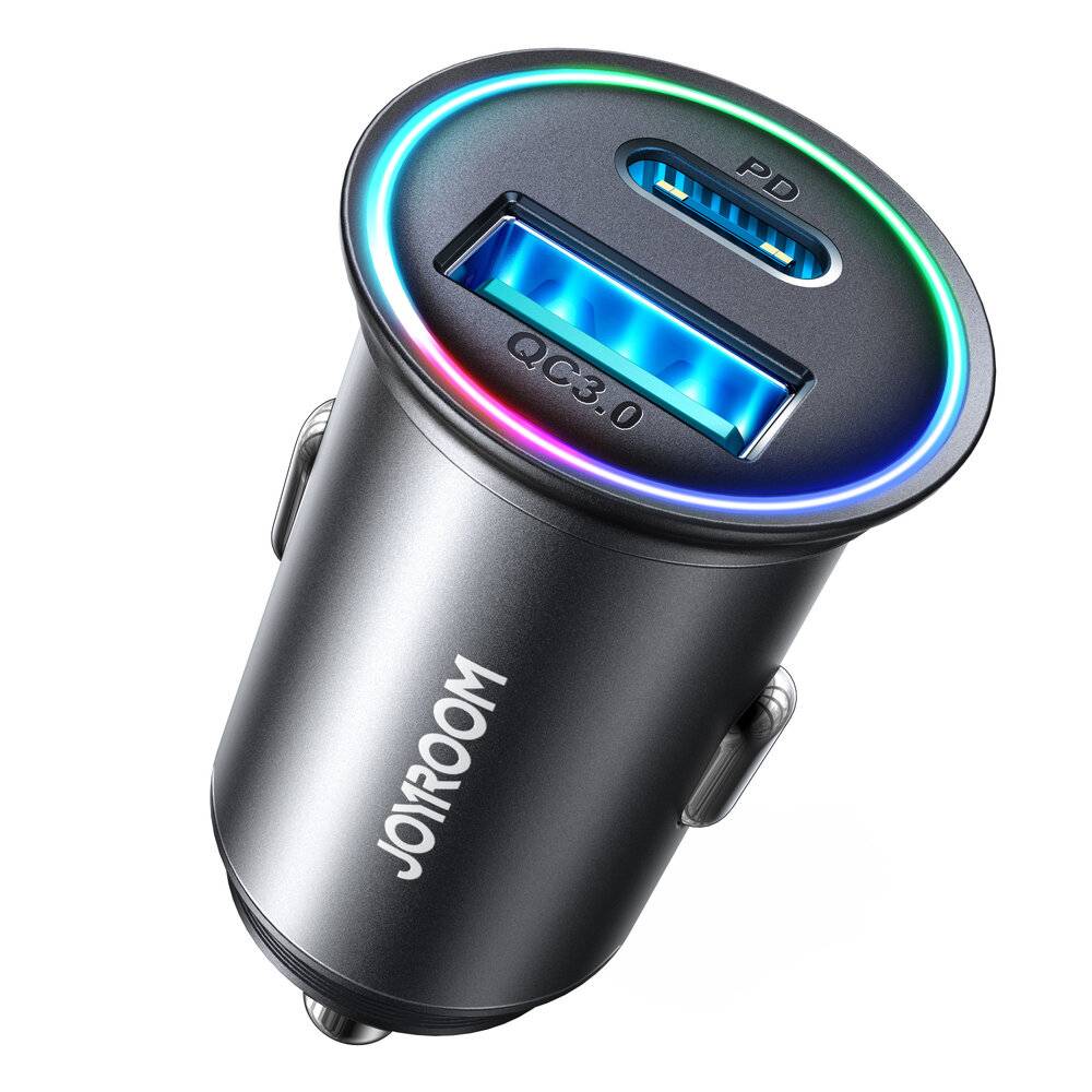 Joyroom JR-CCN04 Kfz-Ladegerät, USB-C (PD 30W) & USB-A (QC 3.0 30W), 60W Gesamtleistung