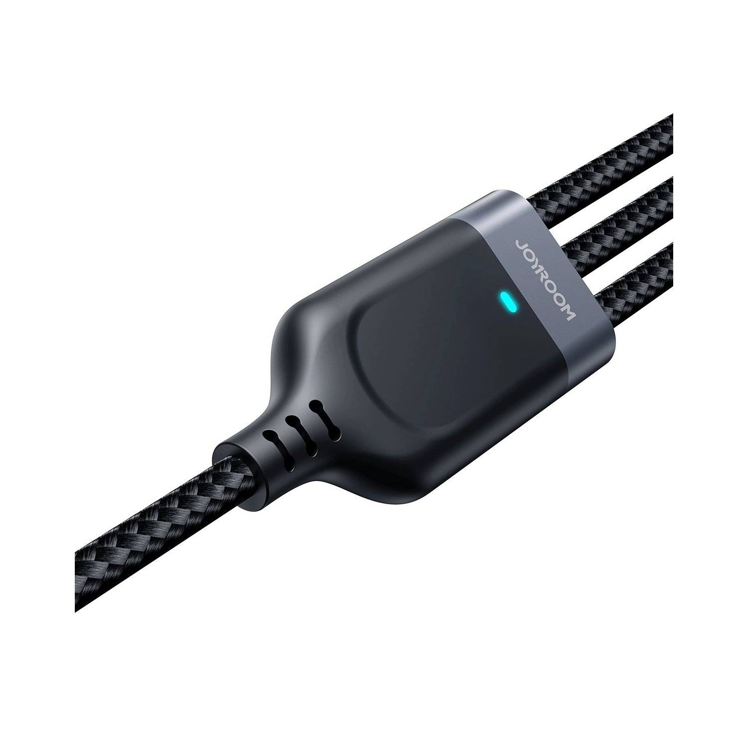 Joyroom Multi-Use Series 3-in-1-Kabel S-1T3018A18 kompatibel mit iPhone USB-C Micro-USB 1,2 m  Schwarz