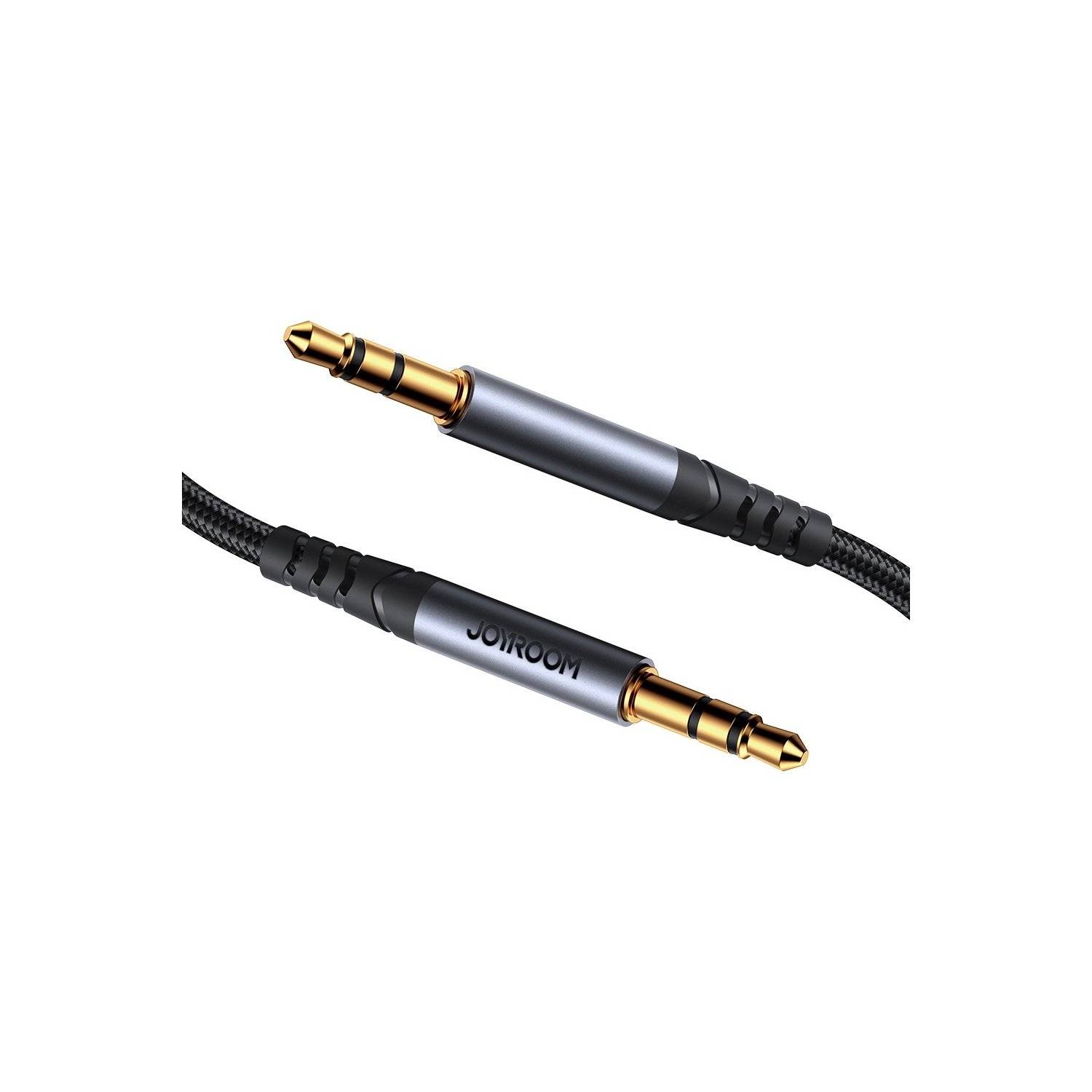 Joyroom Stereo-Audiokabel AUX 3,5 mm Miniklinke 1,2 m schwarz (SY-A08) AUX-Audio-Kabel