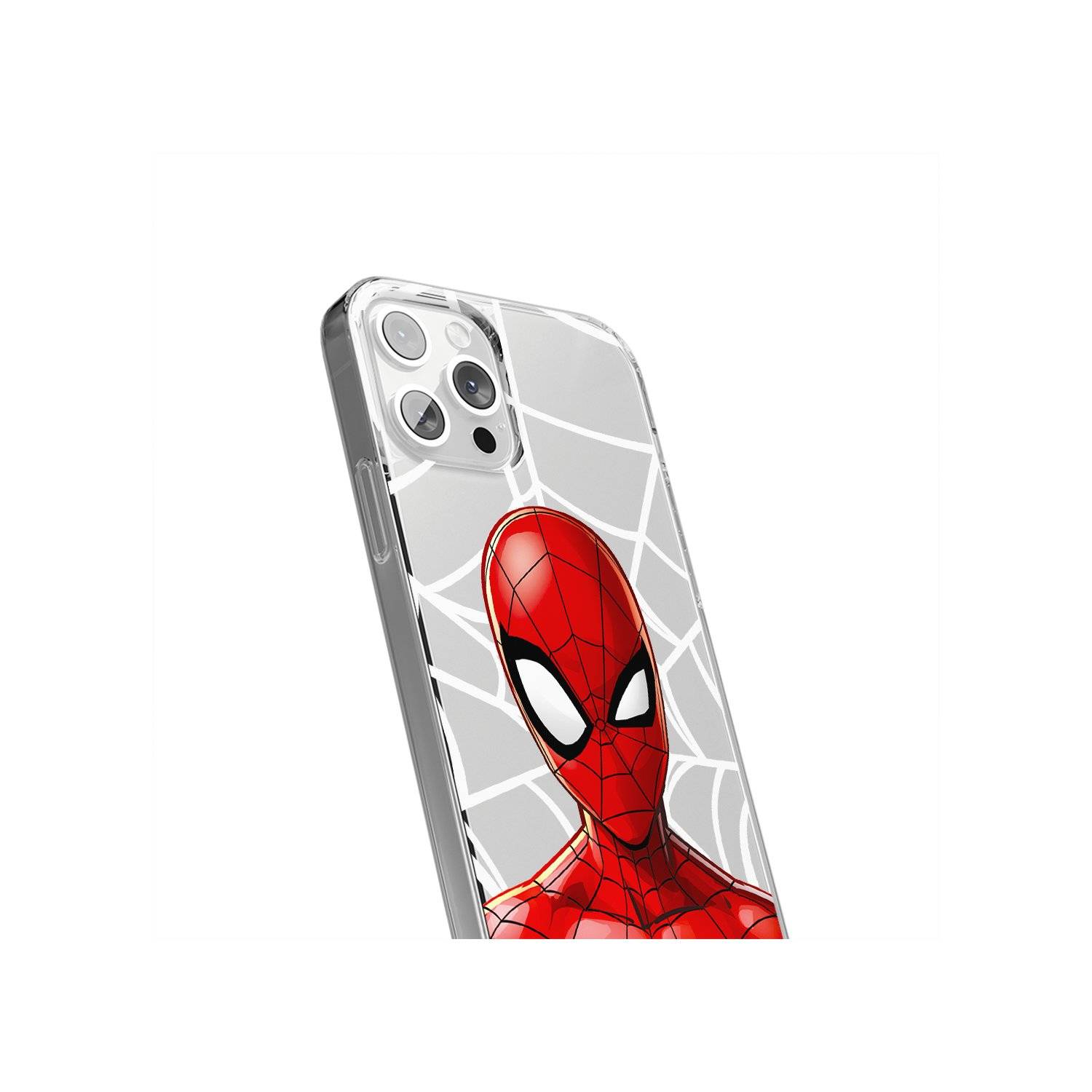 Handyhülle Spider Man 012 Marvel Teildruck Transparent kompatibel mit Samsung Galaxy S24