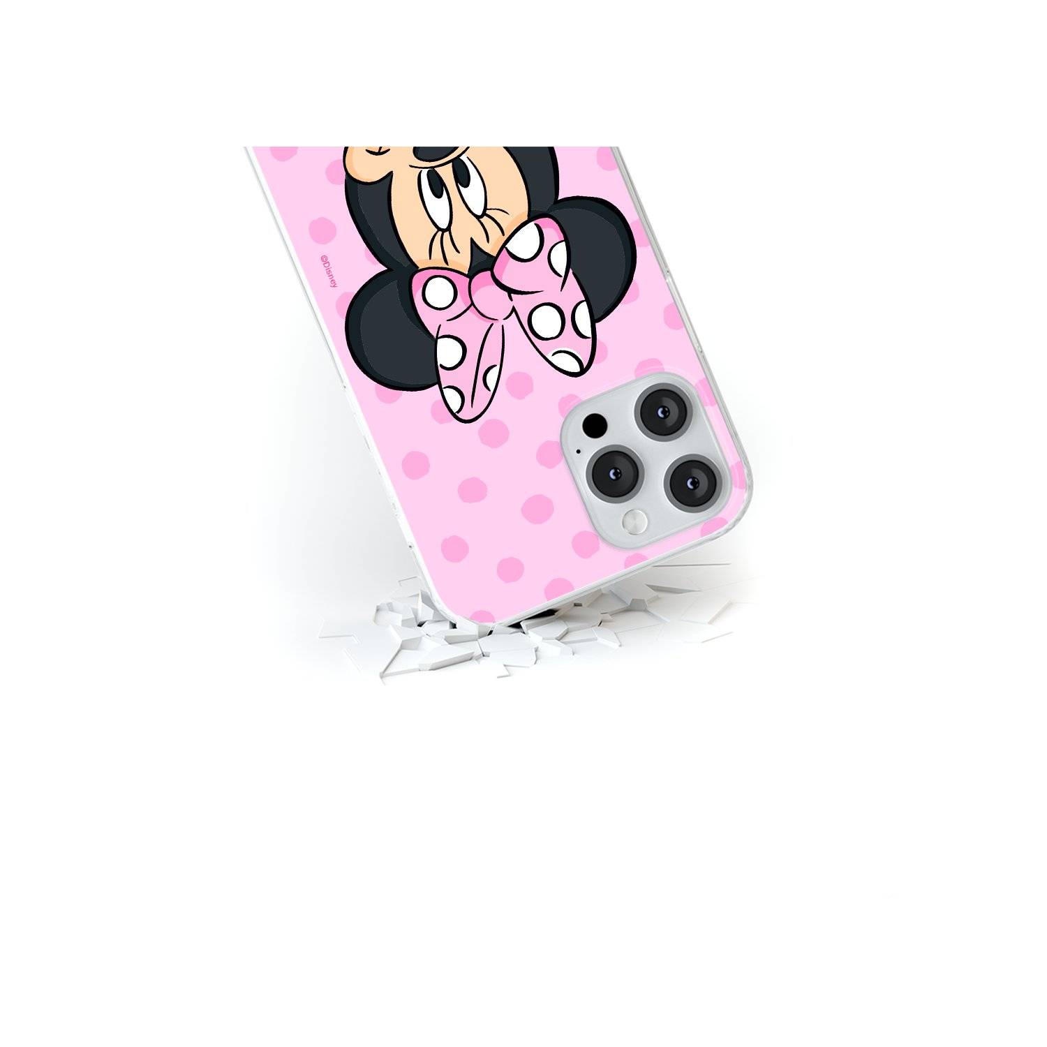 Handyhülle Minnie 057 Disney Full Print Pink kompatibel mit Samsung Galaxy S24