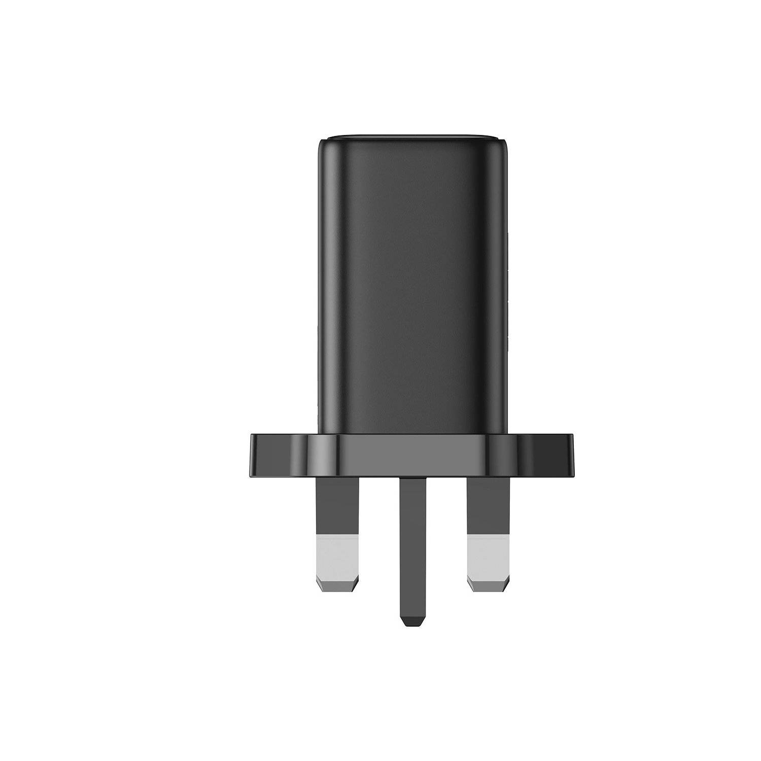 Wandladegerät Joyroom JR-TCF10 Schnellladegerät 2x USB-C USB-A 32W (UK-Stecker) - Schwarz