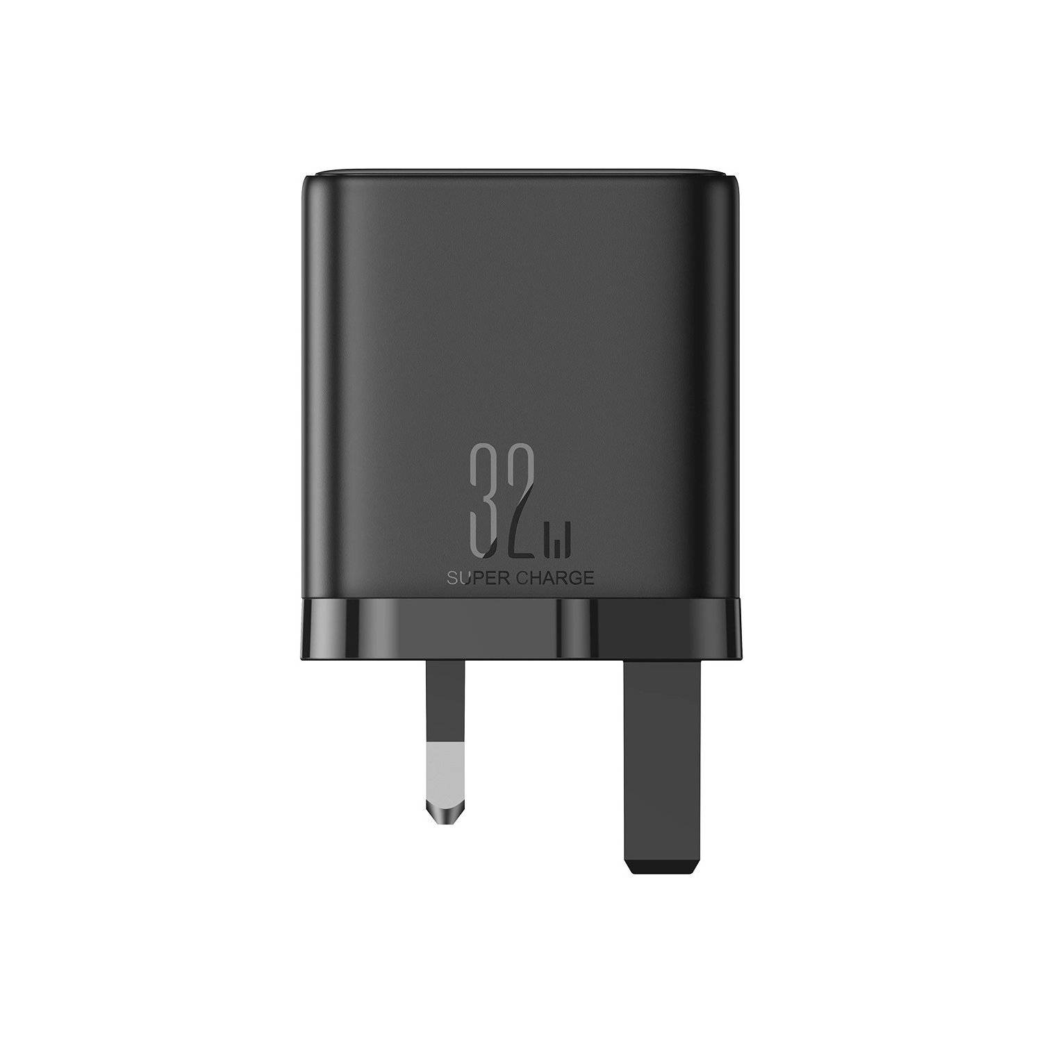 Wandladegerät Joyroom JR-TCF10 Schnellladegerät 2x USB-C USB-A 32W (UK-Stecker) - Schwarz