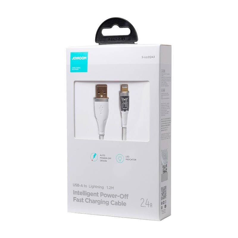 Joyroom Lightning-Kabel S-UL012A3, USB-A auf Lightning, 2,4A, 1,2m, Weiß