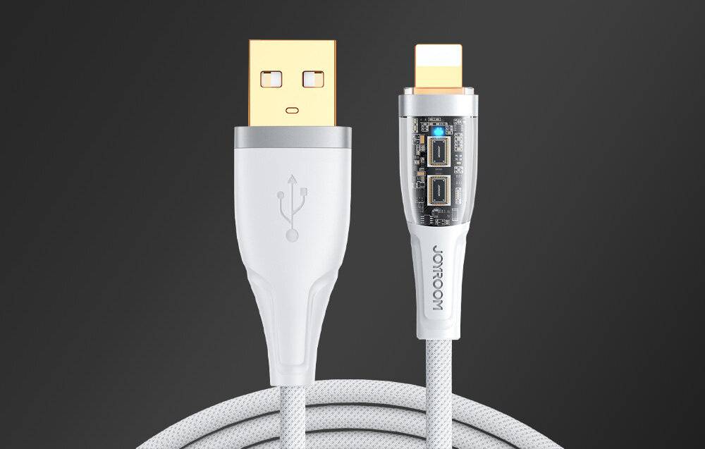 Joyroom Lightning-Kabel S-UL012A3, USB-A auf Lightning, 2,4A, 1,2m, Weiß