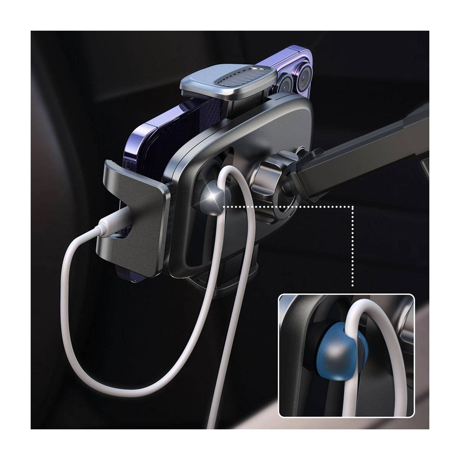 Joyroom Autotelefonhalter für Cockpit, Armaturenbrett schwarz (4,77 Zoll) Handy-Halterung