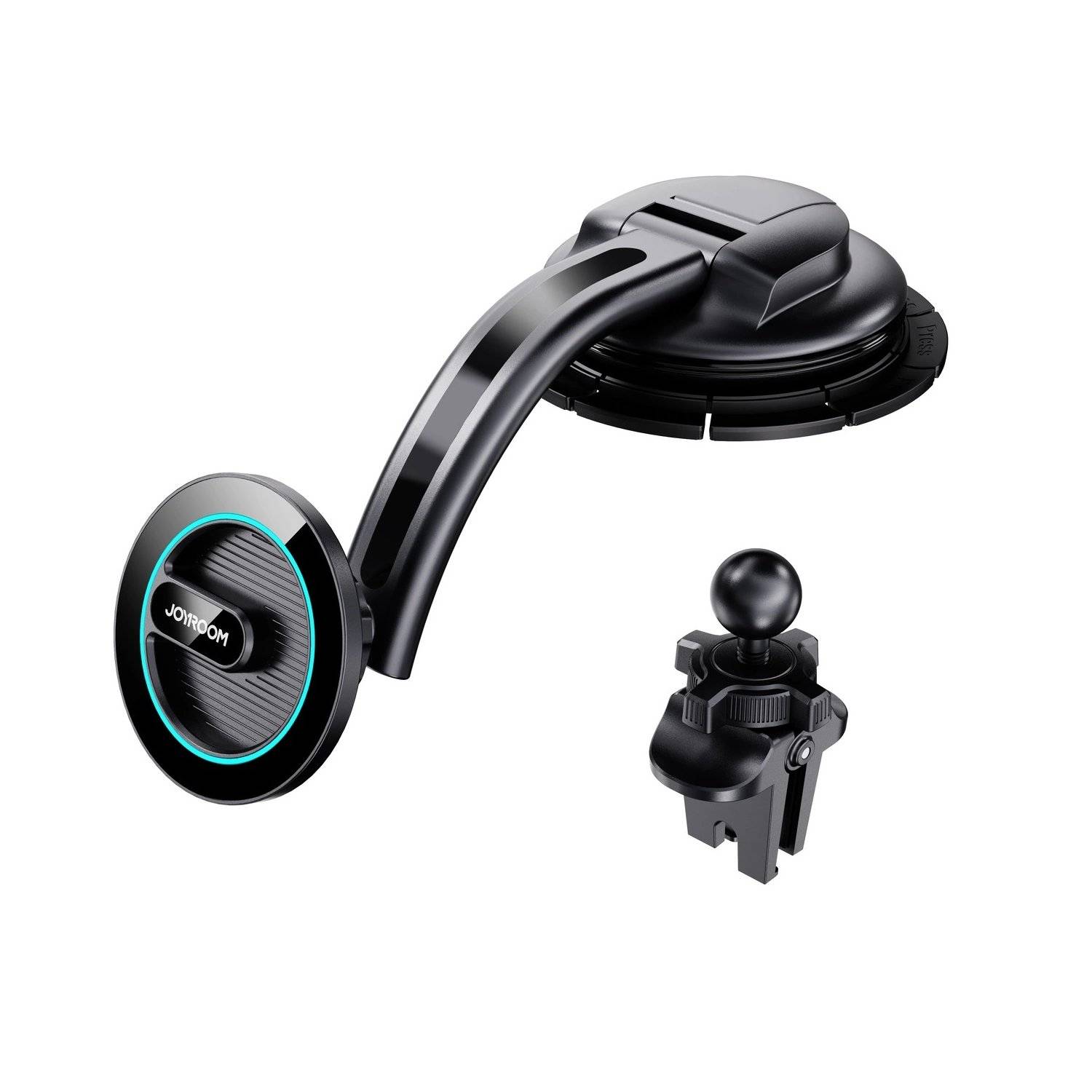 Handy-Halterung Joyroom magnetischer Autotelefonhalter für Cockpit, Armaturenbrett schwarz (JR-ZS366)