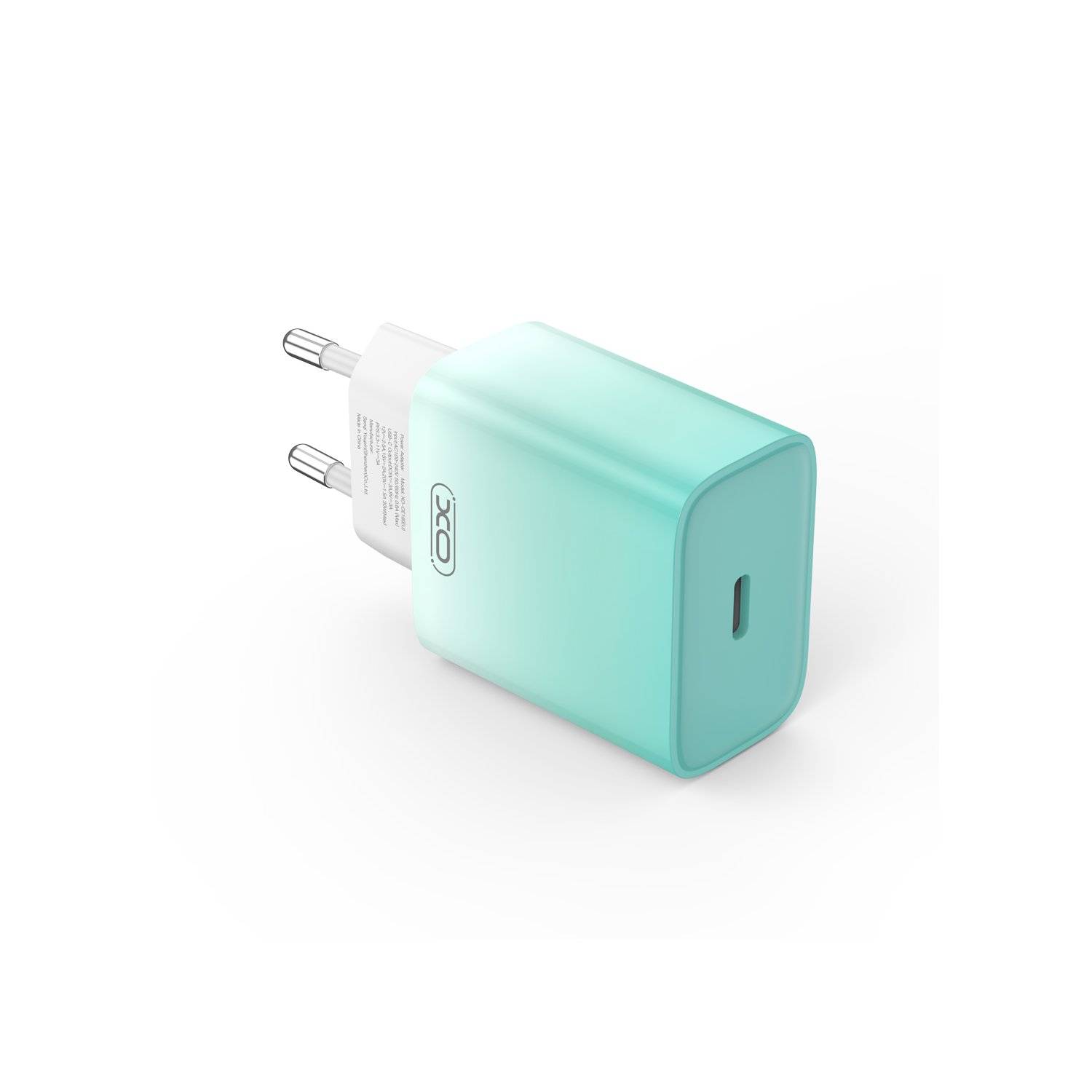 Ladegerät XO Wandladegerät CE18 PD 30W 1x USB-C blau-weiß