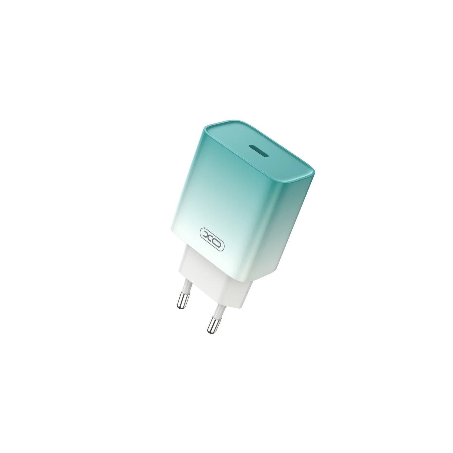 Ladegerät XO Wandladegerät CE18 PD 30W 1x USB-C blau-weiß