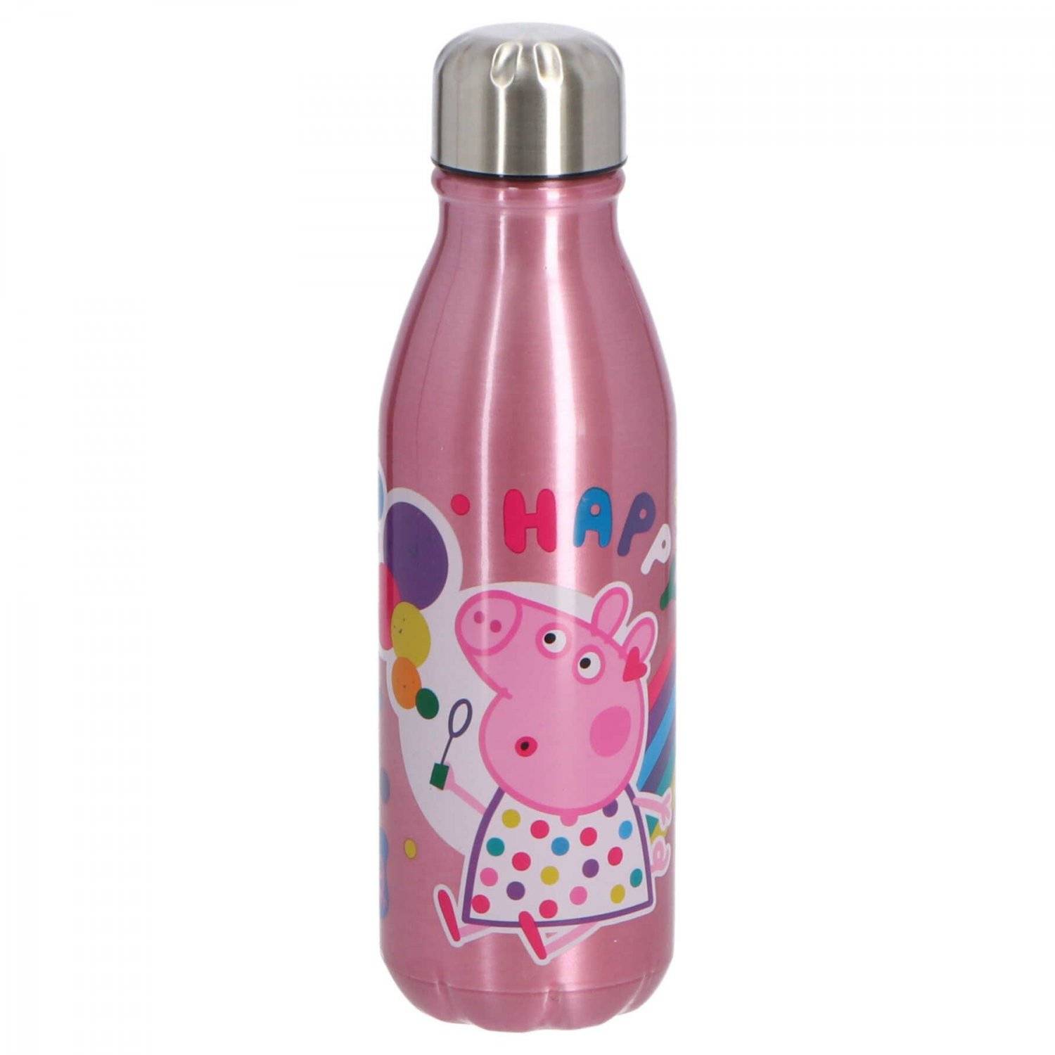 Peppa Pig Aluminiumflasche Wasserflasche 600ml: Perfekt für kleine Fans großer Abenteuer