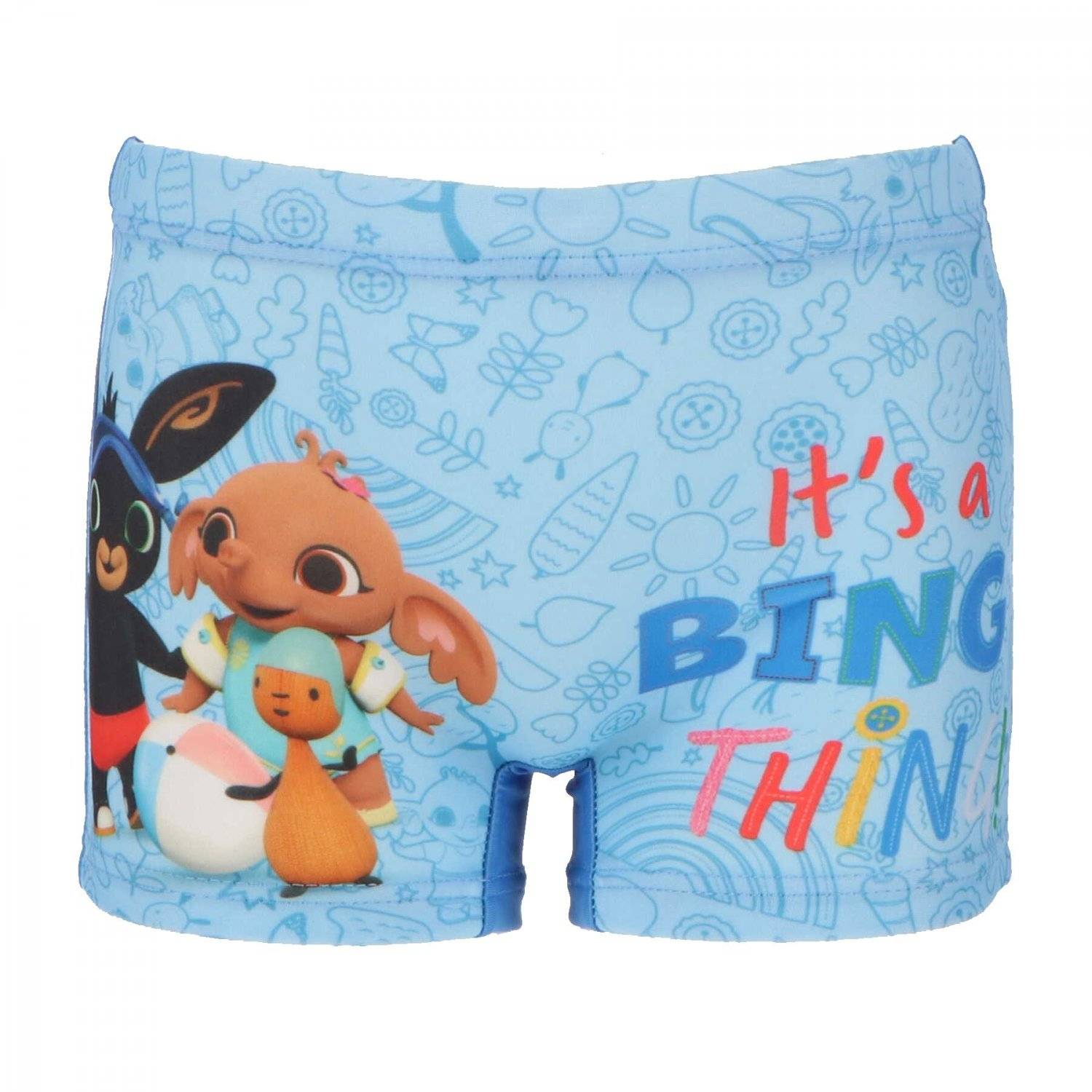 Bing Schwimmboxer für Jungen: Bequem und strapazierfähig Hellblau 2/3 Jahre