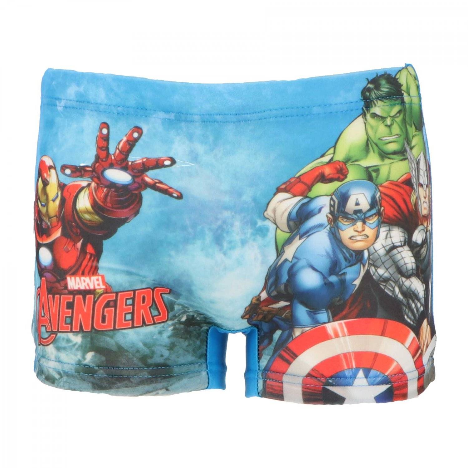 Avengers Schwimmboxer Badehose Shorts für Jungen: Stilvoll unterwegs im Wasser Hellblau 3/4 Jahre