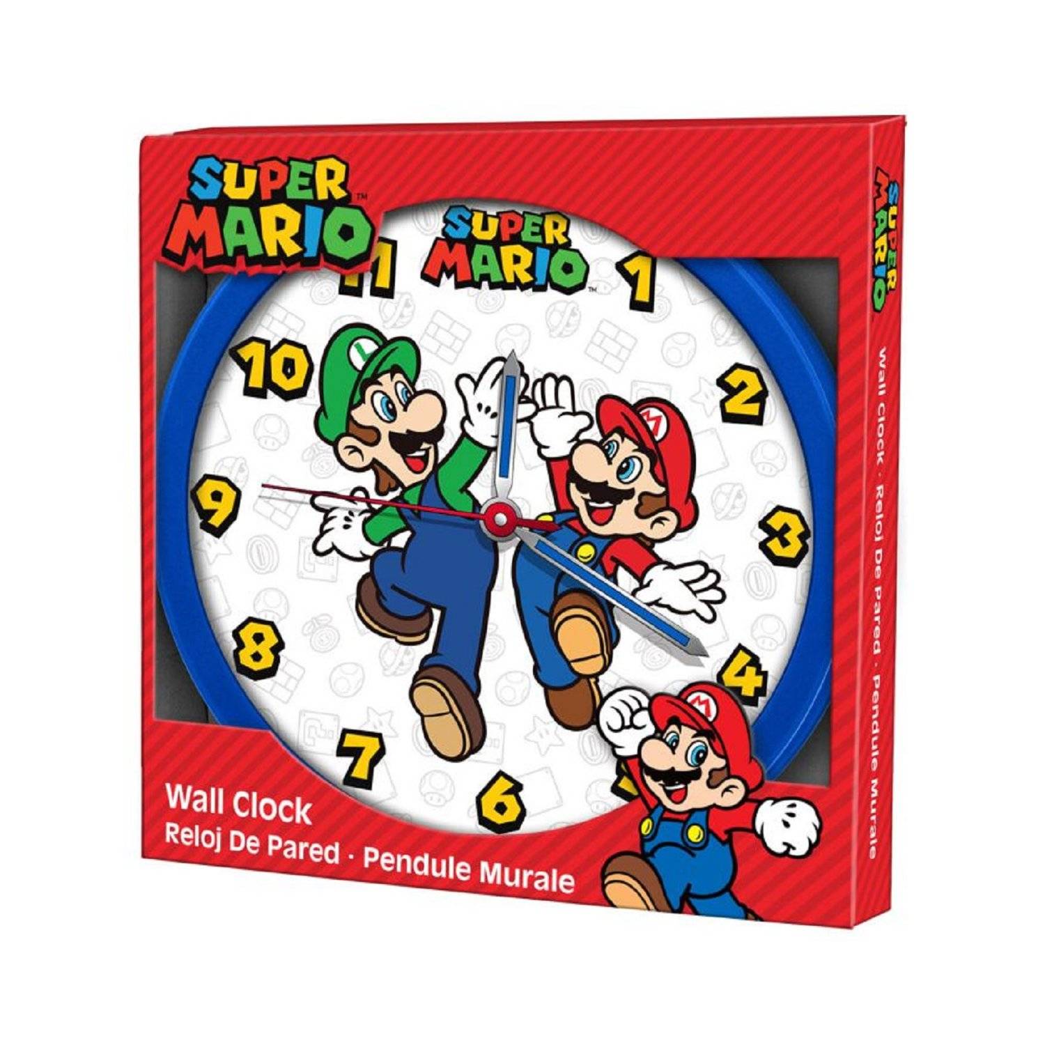 Super Mario analoge Wanduhr 25cm: Der Blickfang für jedes Gamer-Zimmer