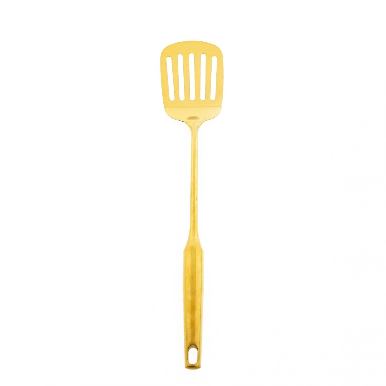 Almina Bratwender Pfannewender aus Edelstahl ideal zum wenden/servieren Hitzebeständig Gold