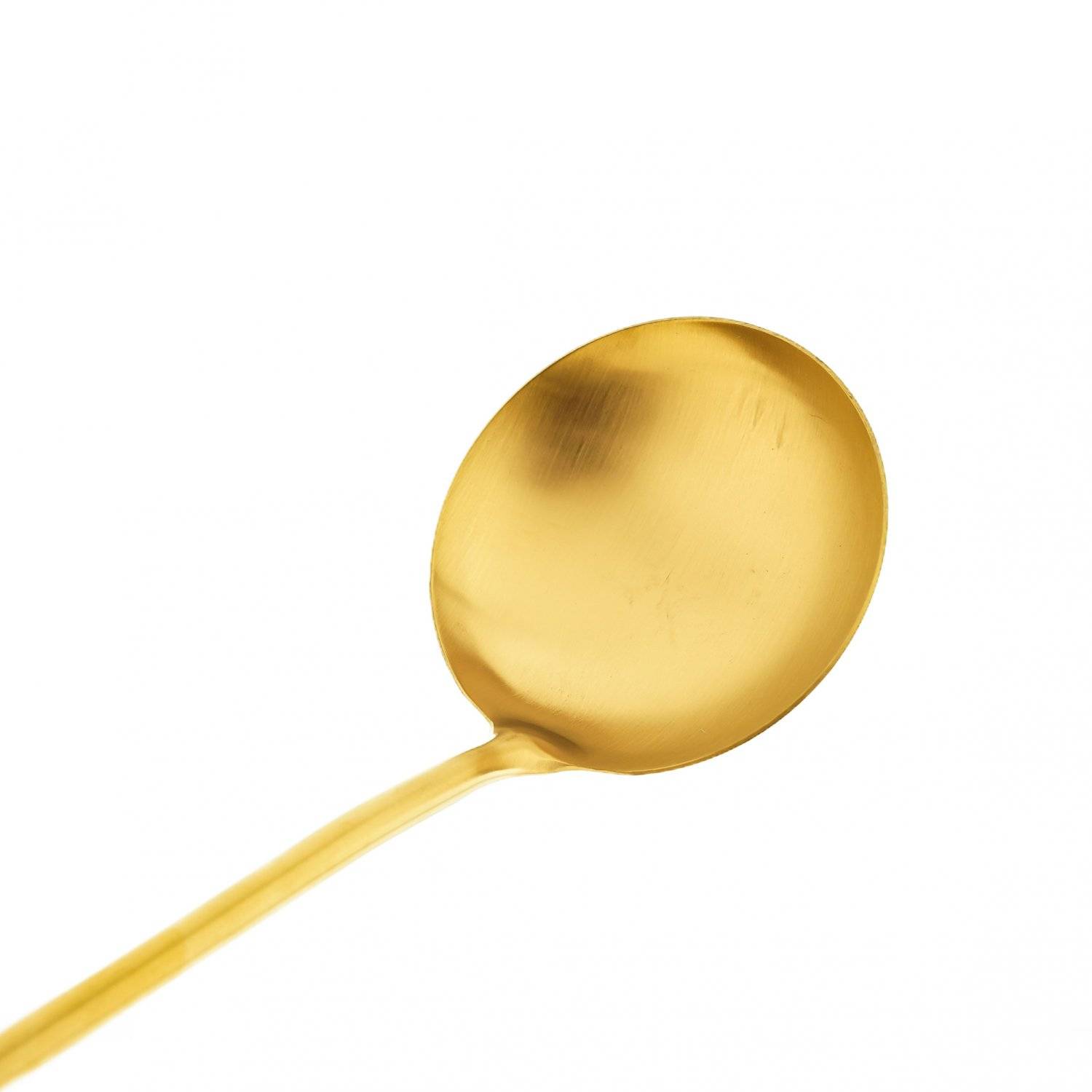 Almina Schöpfkelle ideal zum servieren aus Edelstahl Hitzebeständig Gold