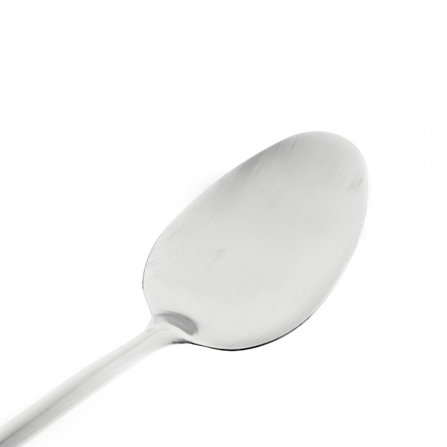 Almina Schöpflöffel Servierlöffel aus Edelstahl ideal zum Servieren Hitzebeständig Silber