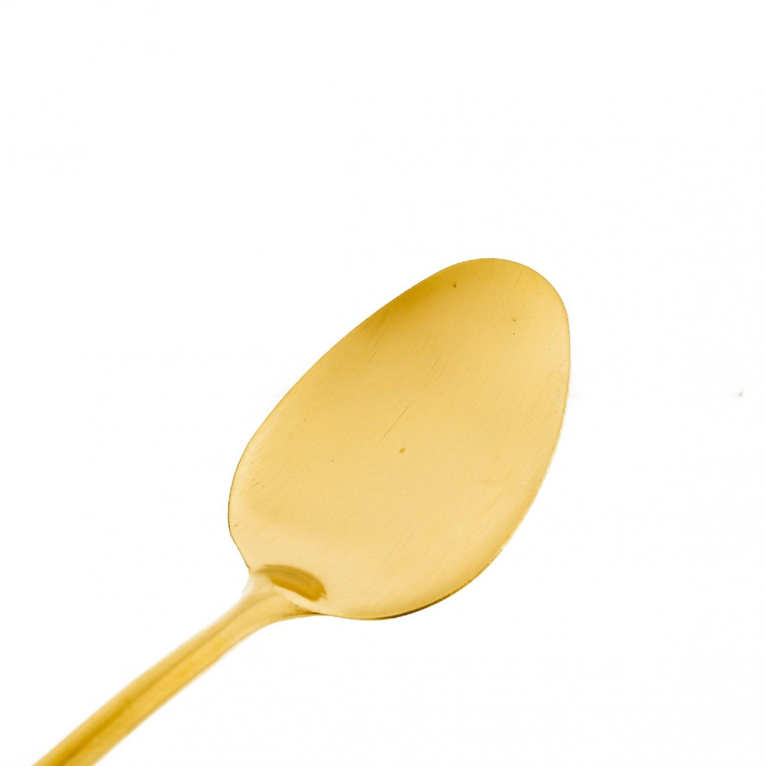 Almina Schöpflöffel Servierlöffel aus Edelstahl ideal zum Servieren Hitzebeständig Gold