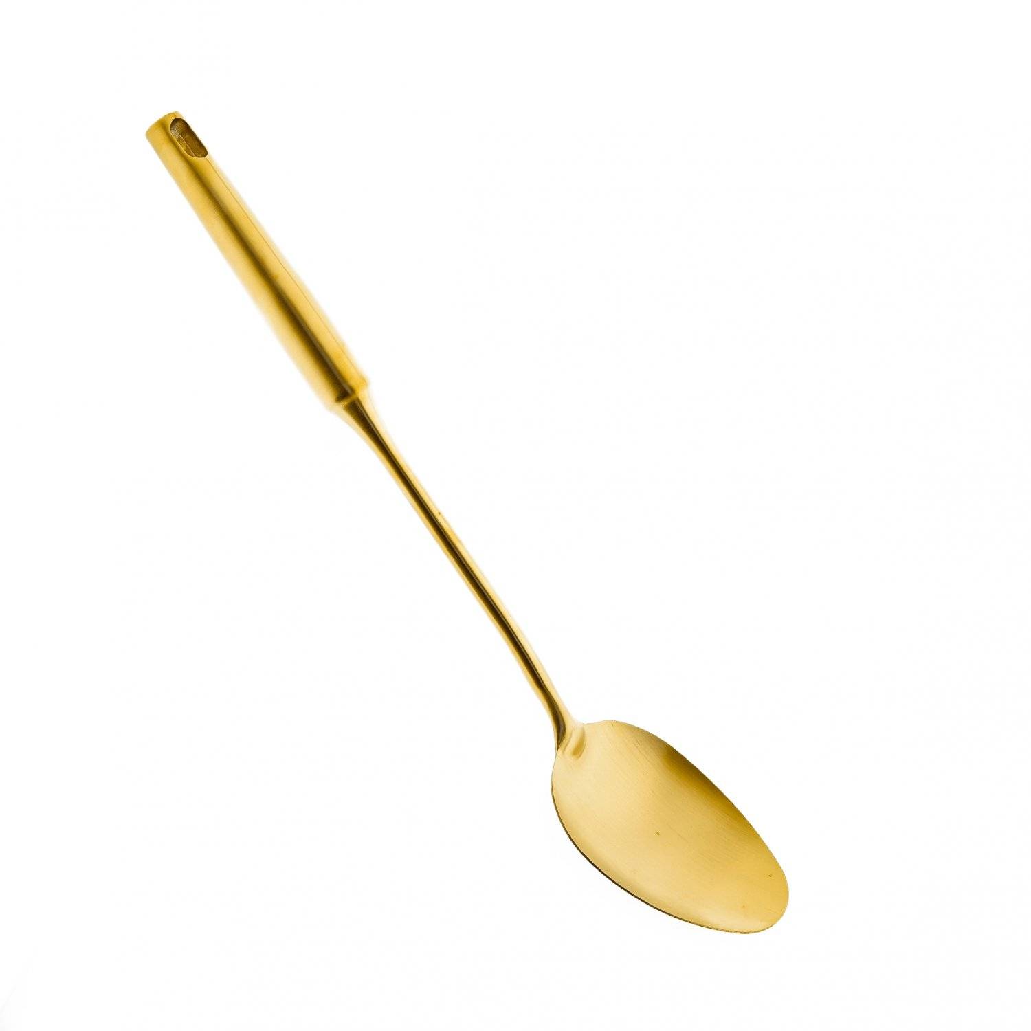 Almina Schöpflöffel Servierlöffel aus Edelstahl ideal zum Servieren Hitzebeständig Gold