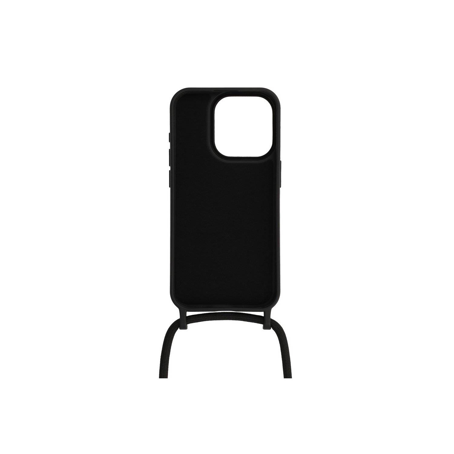 Handy Hülle Umhängehülle kompatibel mit Iphone 15 Plus Design 1 Schwarz