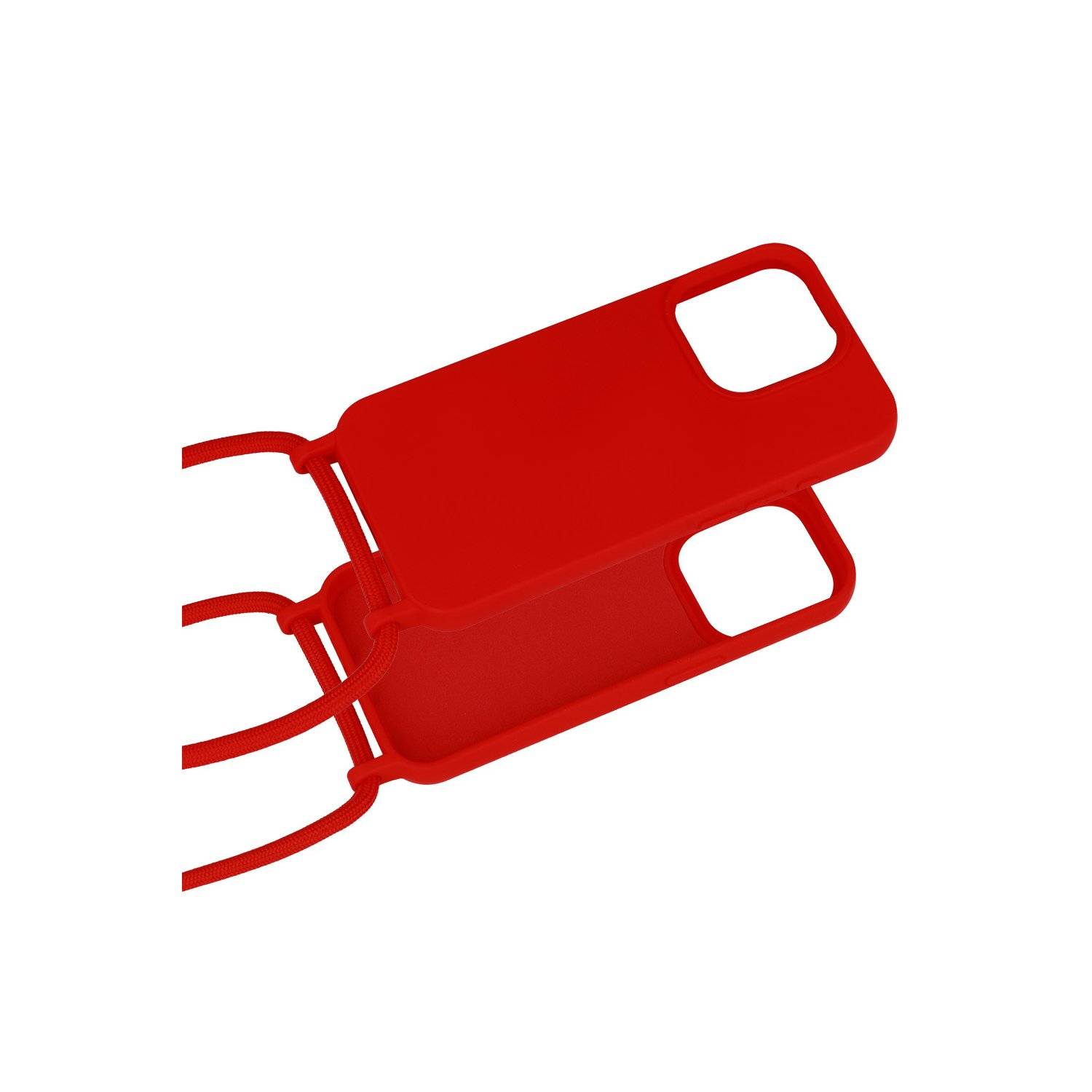 Handy Hülle Umhängehülle kompatibel mit Iphone 15 Design 1 Rot