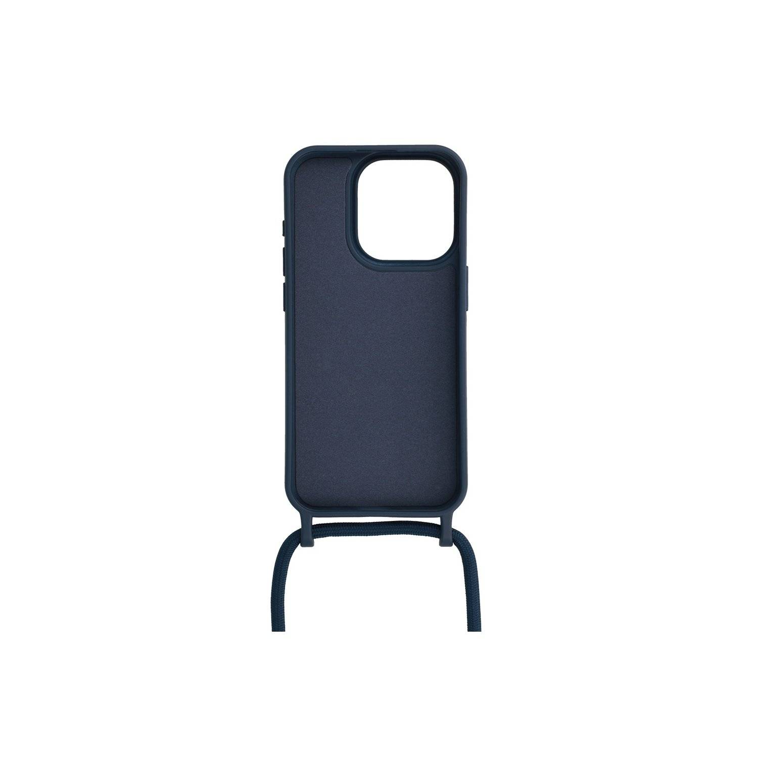Handy Hülle Umhängehülle kompatibel mit Iphone 15 Pro Max Design 1 Dunkelblau