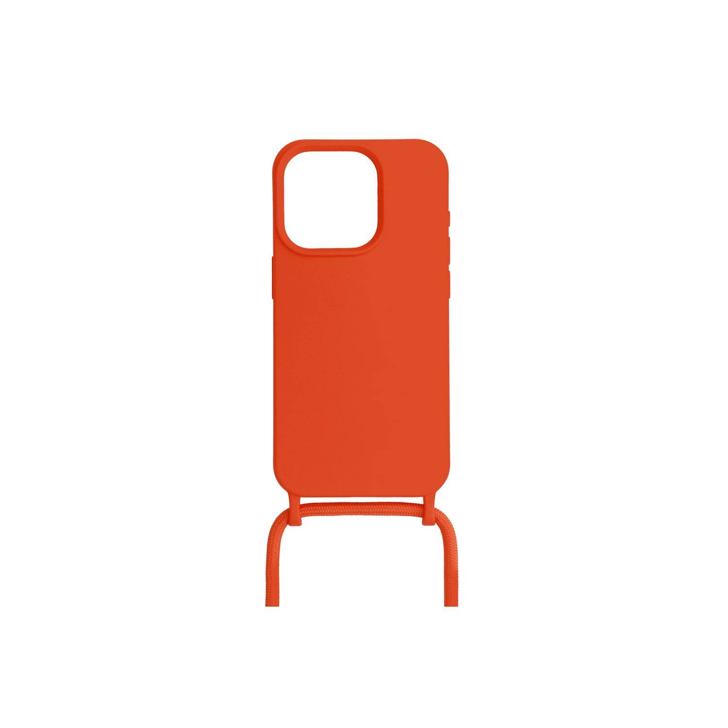 Handy Hülle Umhängehülle kompatibel mit Iphone 15 Plus Design 1 Orange