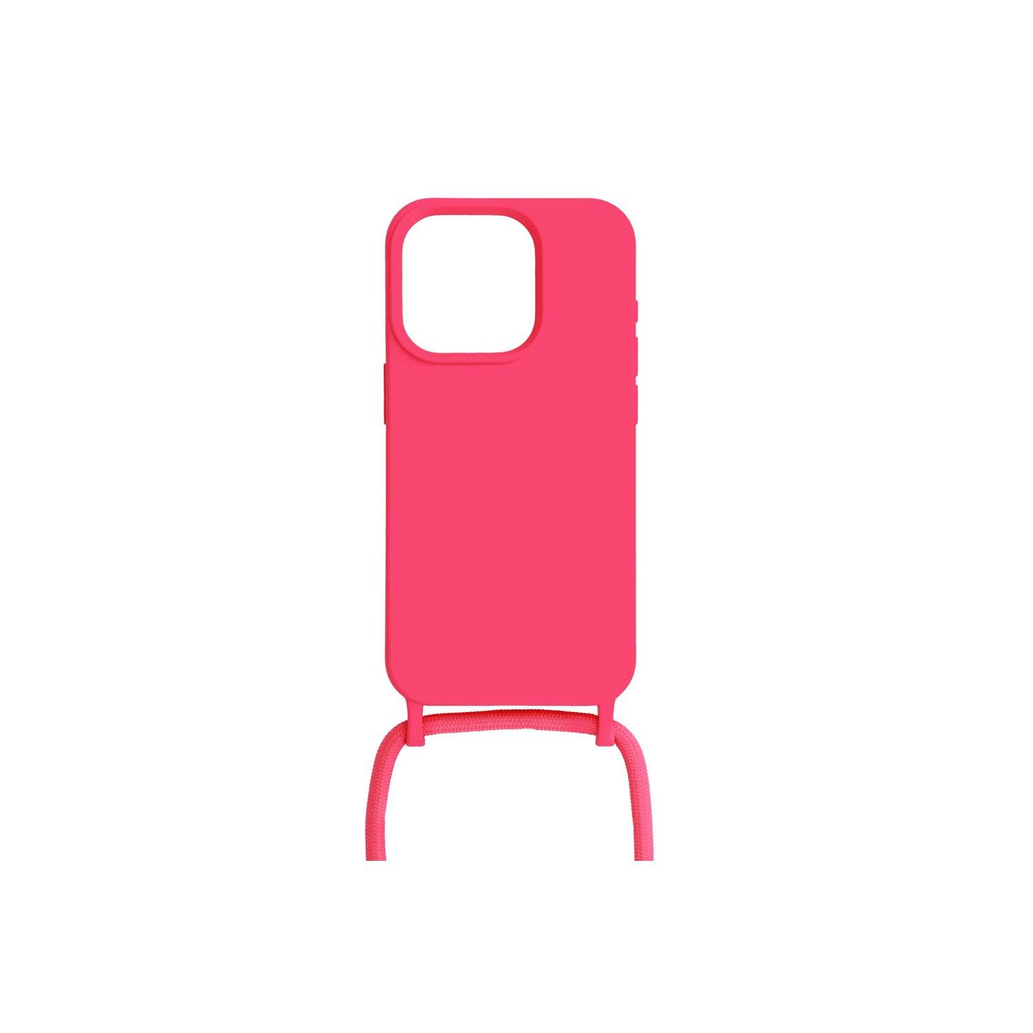 Handy Hülle Umhängehülle kompatibel mit Iphone 15 Pro Max Design 1 Pink