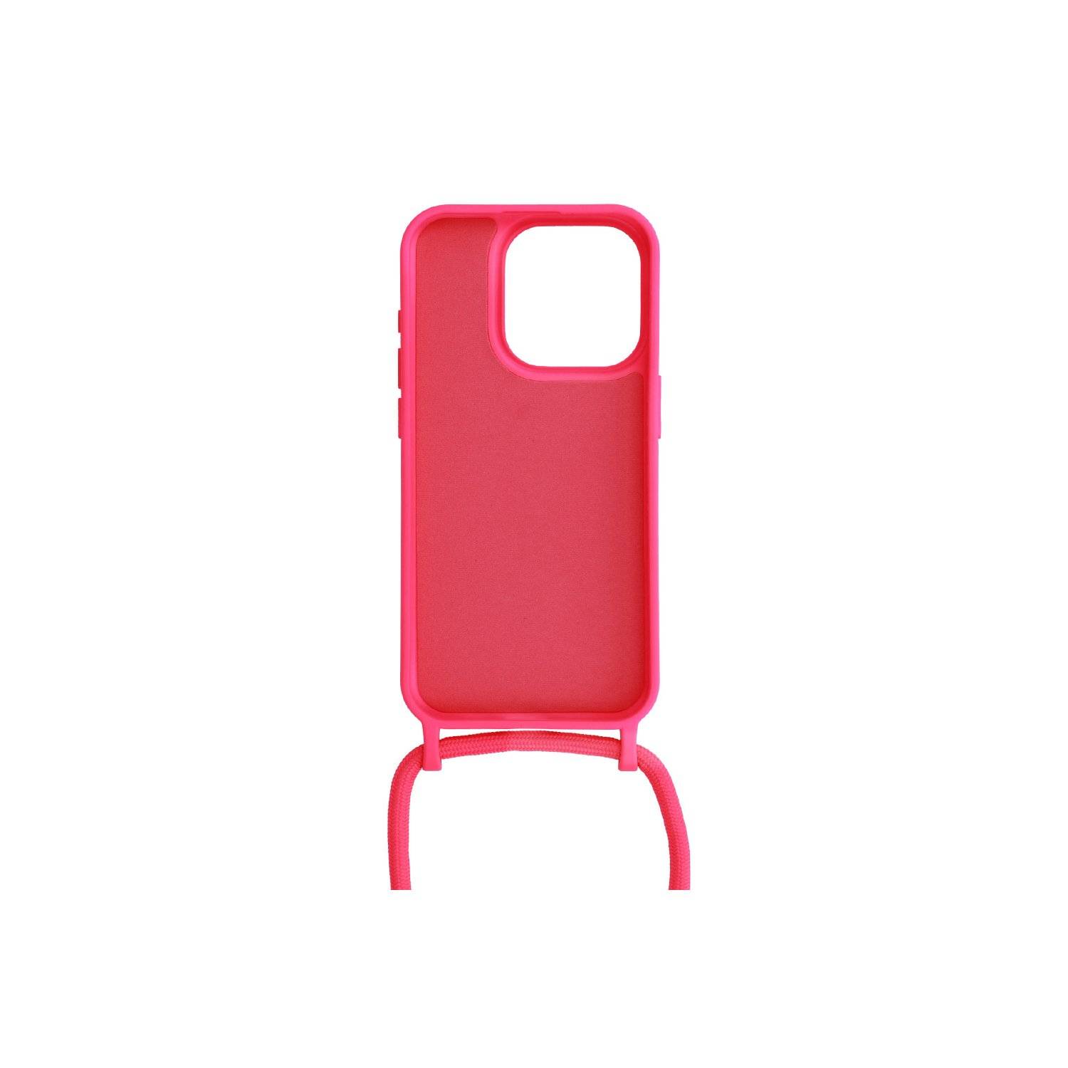 Handy Hülle Umhängehülle kompatibel mit Iphone 15 Pro Max Design 1 Pink